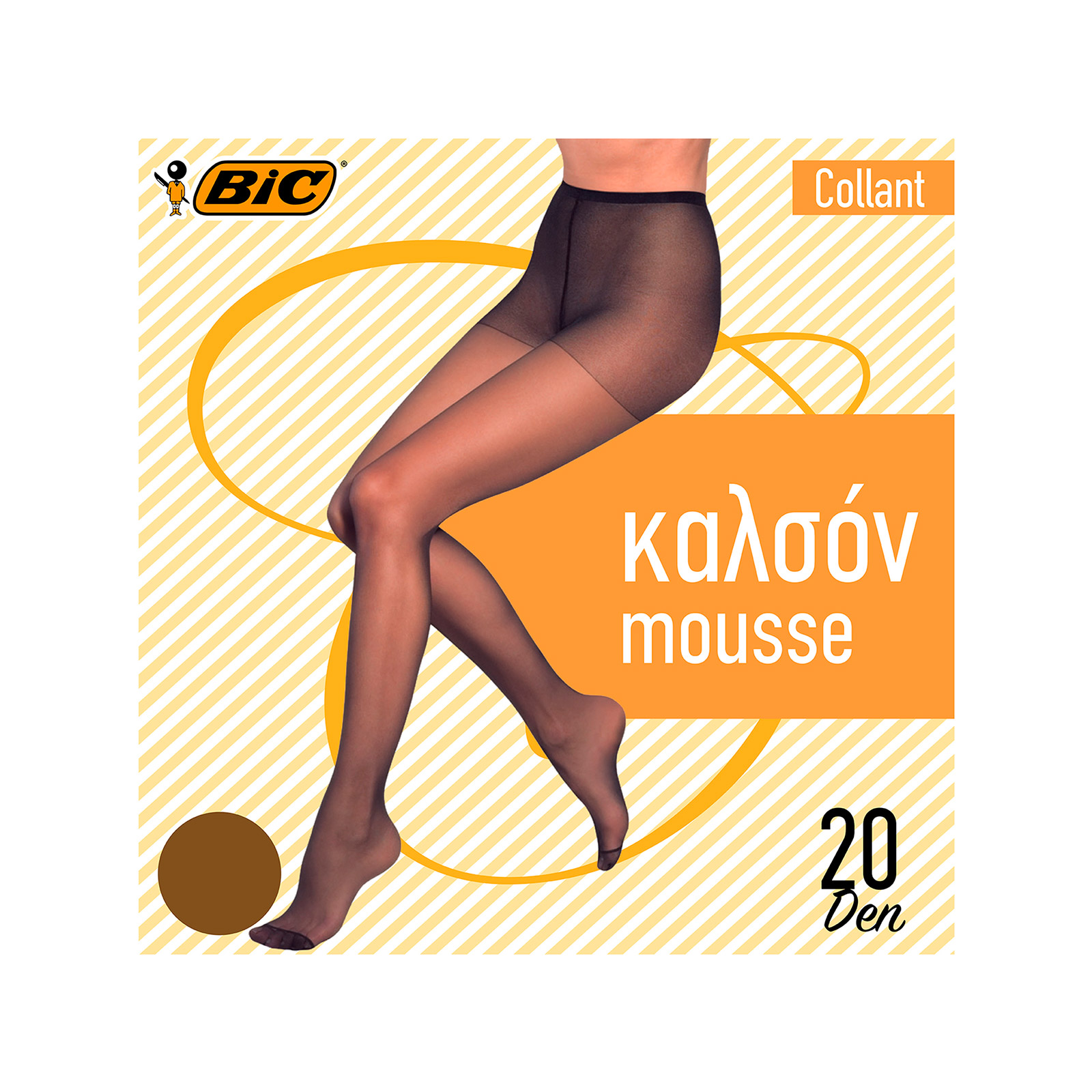 Bic Mousse καλσόν n1- 3 πεπερ 20den εικόνα 1