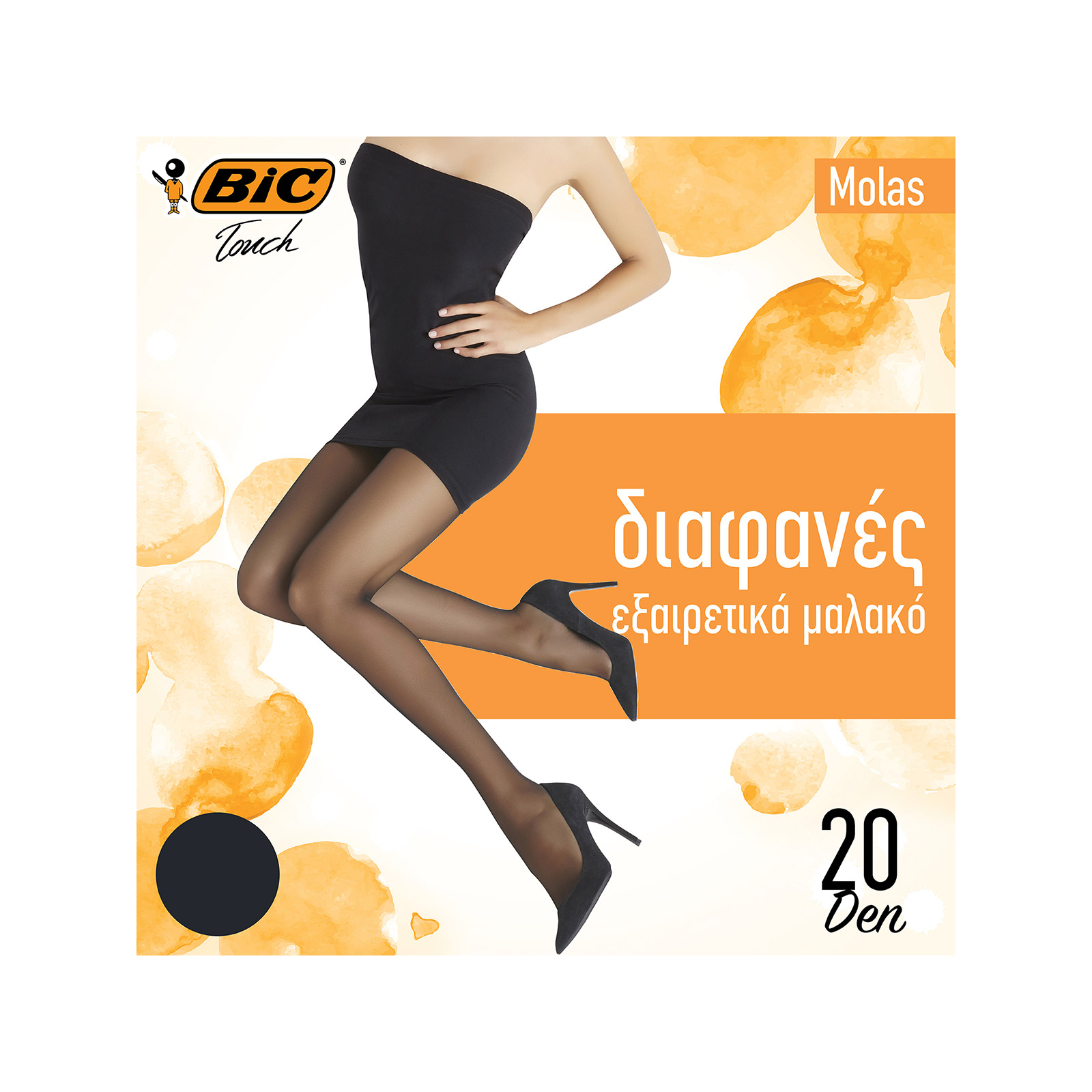 Bic Molas καλσόν medium/ γραφίτης 20den εικόνα 1