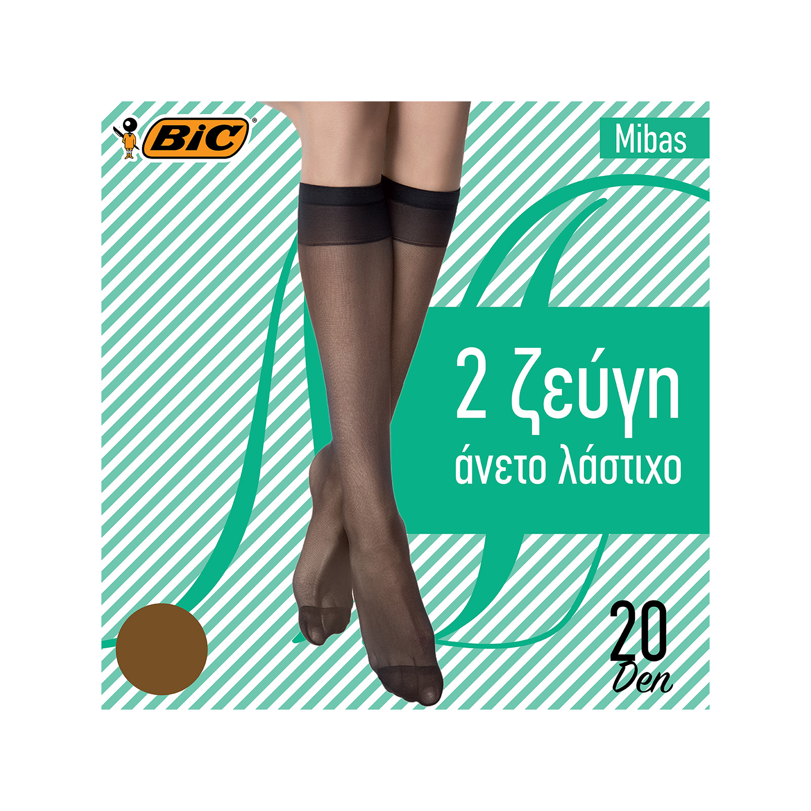 Bic Mibas καλτσάκι γυναικείο 20den εικόνα 1