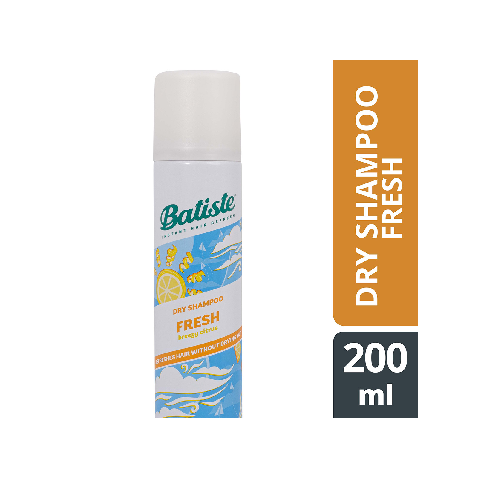 Batiste Dry Shampoo σαμπουάν μαλλιών spray fresh 200ml εικόνα 1
