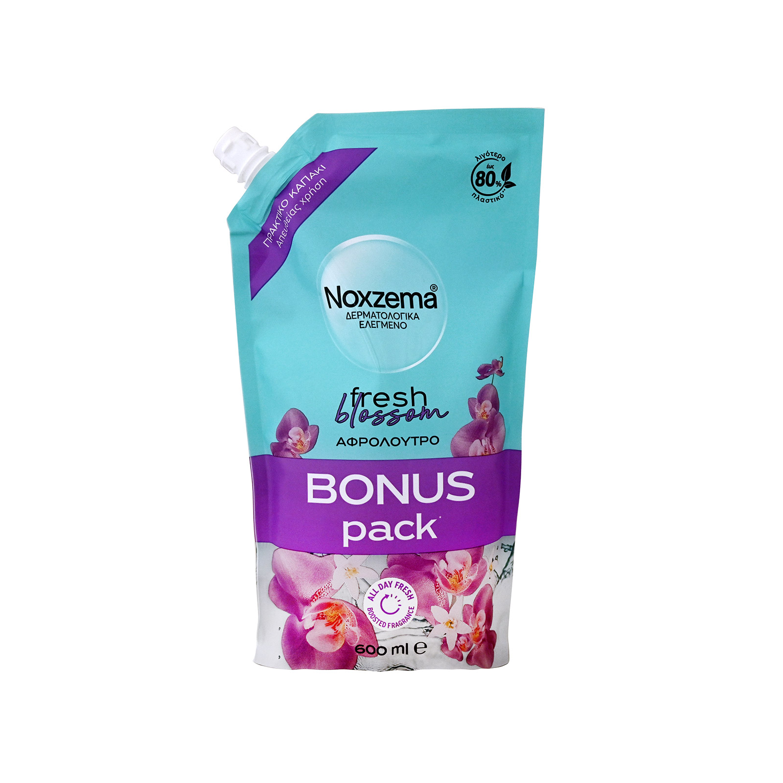 Noxzema Bonus pack αφρόλουτρο fresh blossom 600ml εικόνα 1