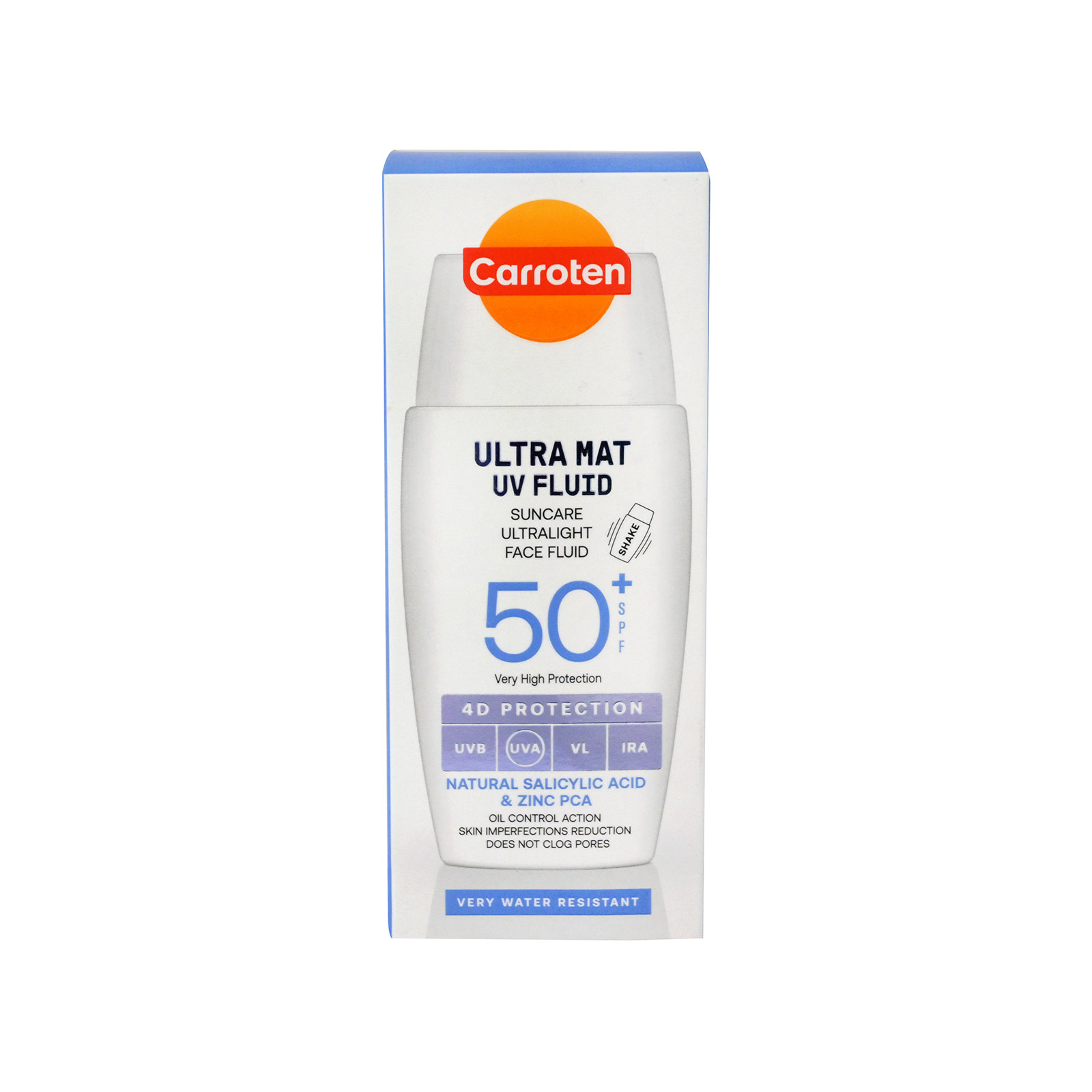 Carroten Ultra mat UV fluid αντηλιακή κρέμα προσώπου SPF50+ 40ml εικόνα 1