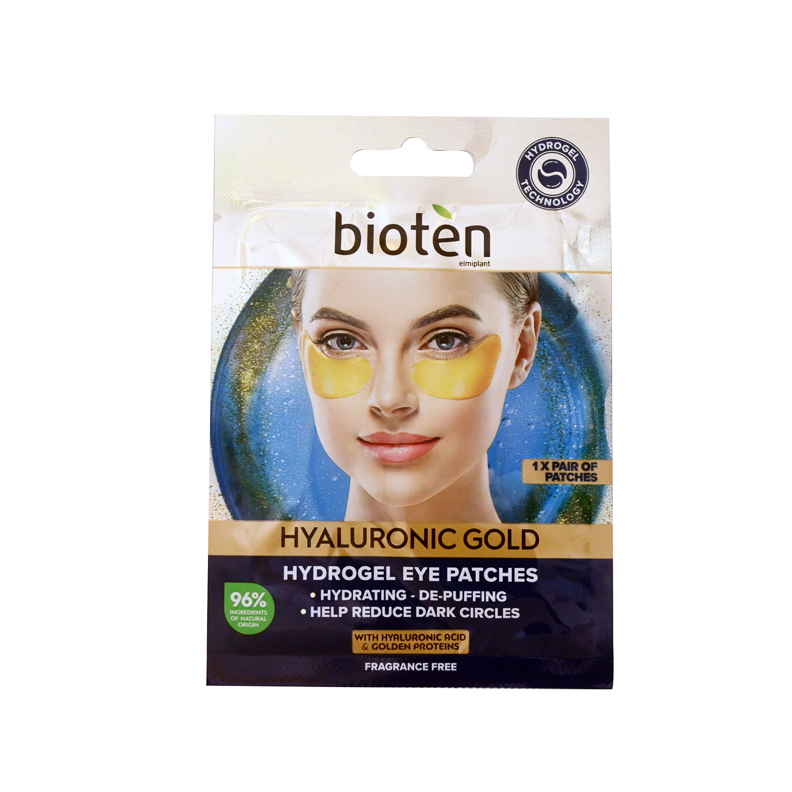 Bioten Hyaluronic Gold eye patches 5.5g image 1