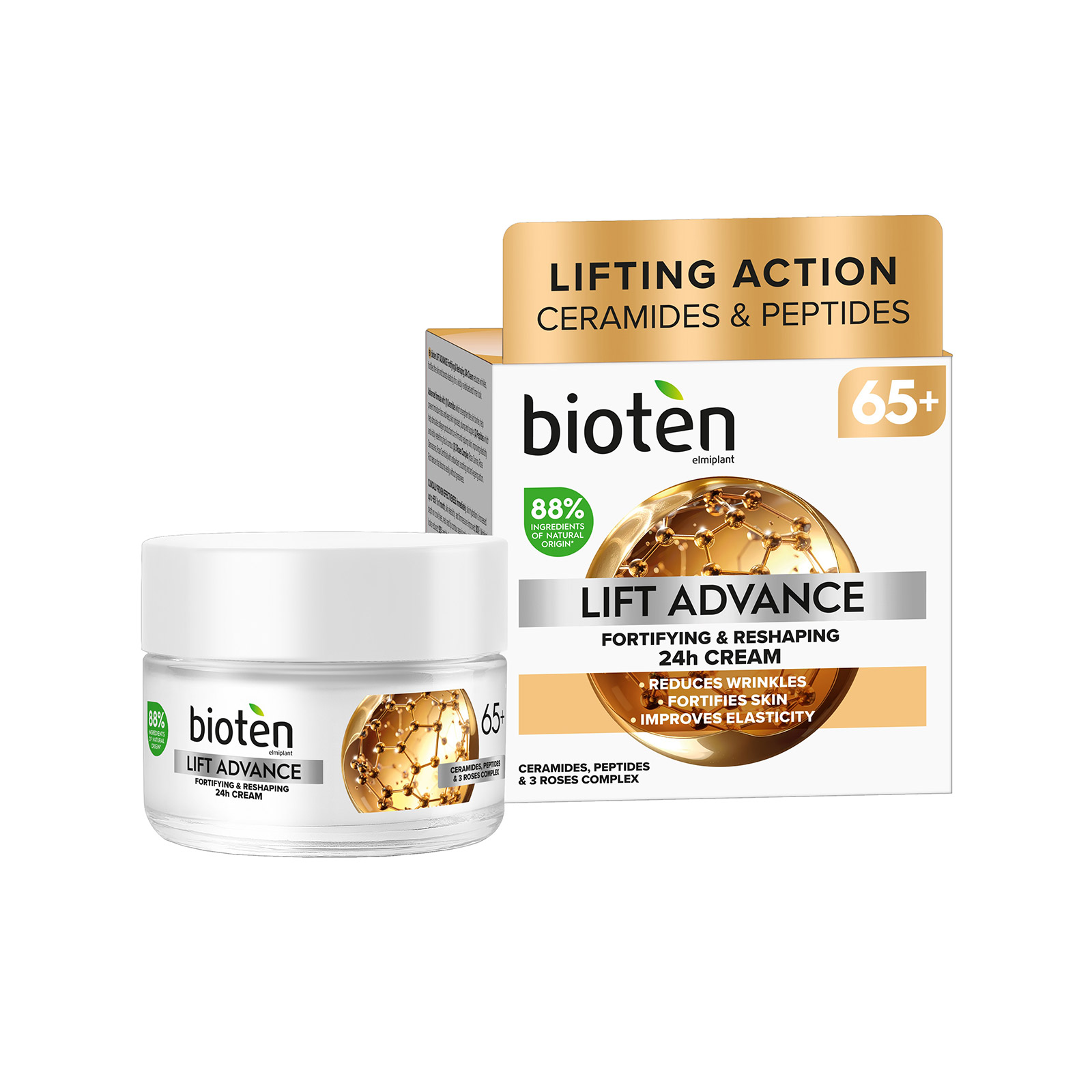 Bioten Lift Advance κρέμα ημέρας 65+ 50ml εικόνα 1