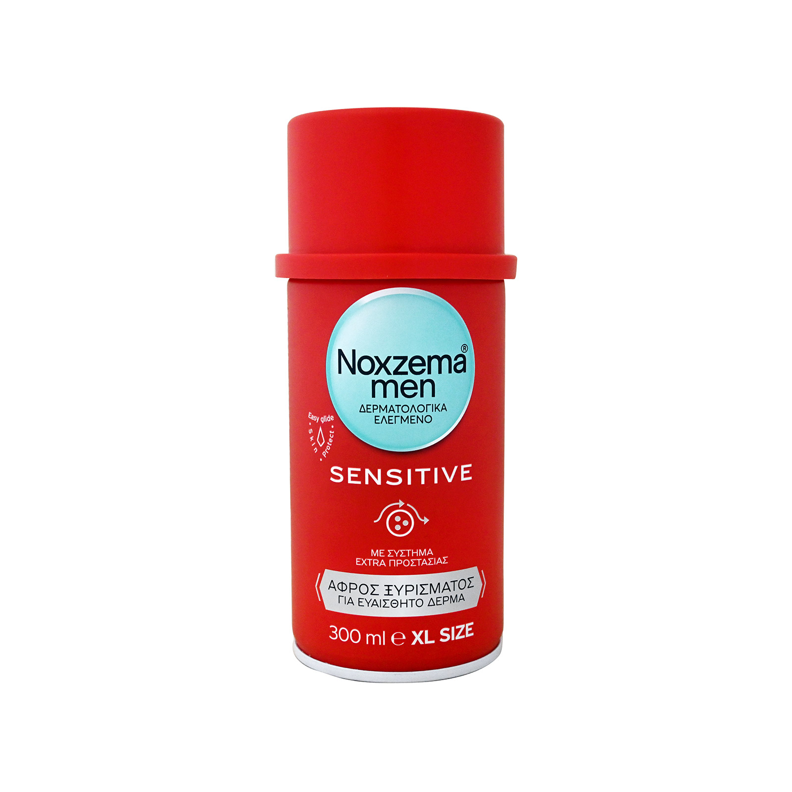 Noxzema αφρός ξυρίσματος sensitive 300ml εικόνα 1