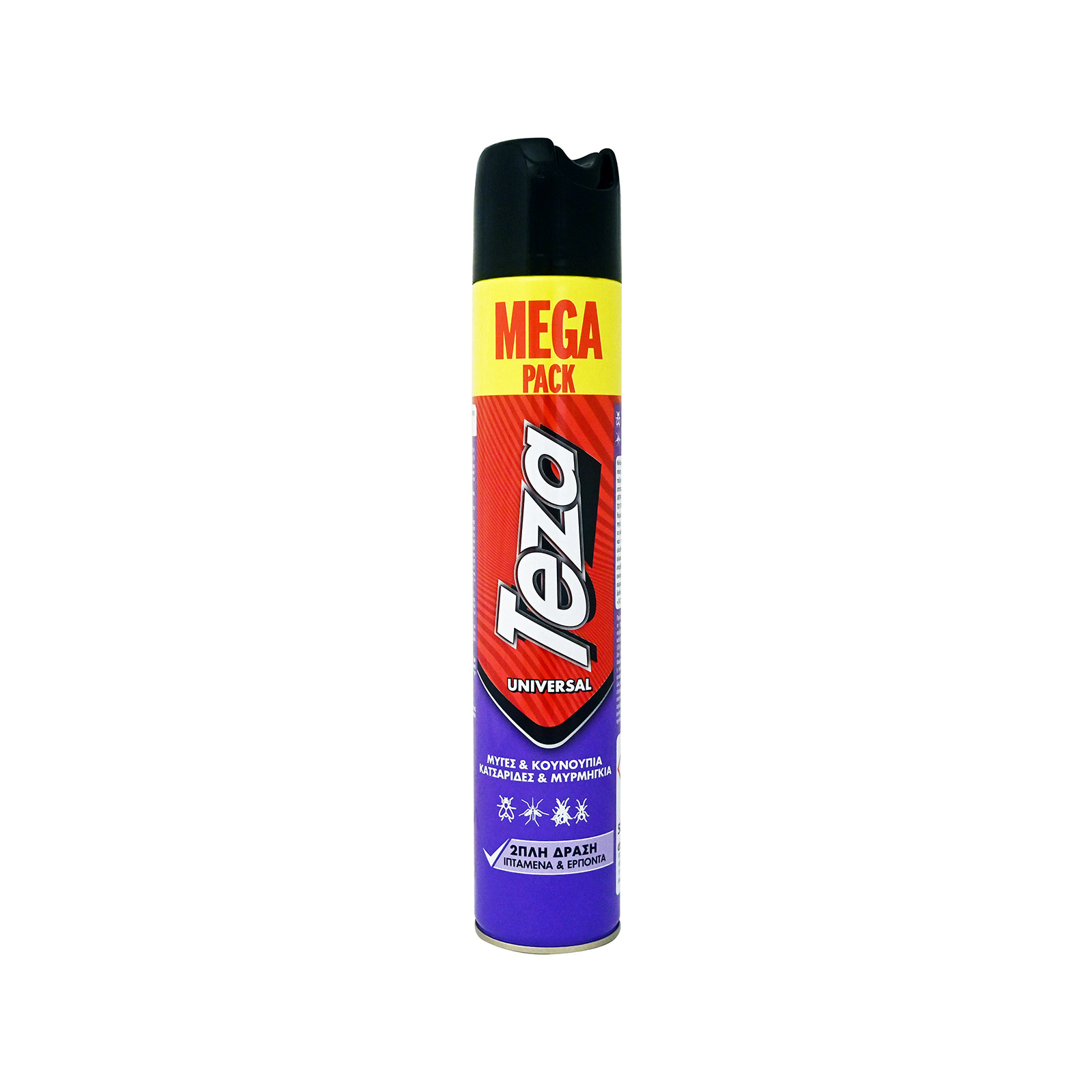 Teza Universal εντομοκτόνο spray για ιπτάμενα & έρποντα έντομα 580ml εικόνα 1