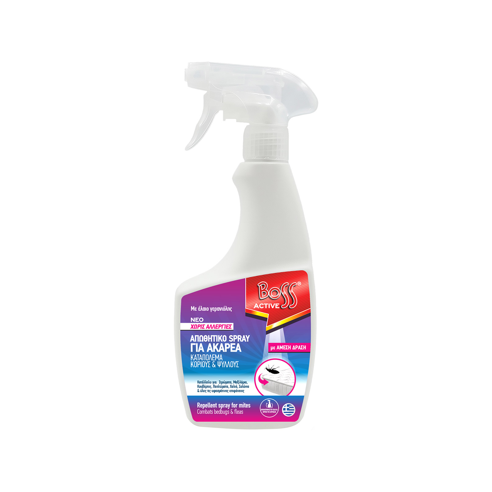 Boss Active spray απωθητικό για ακάρεα 300ml εικόνα 1
