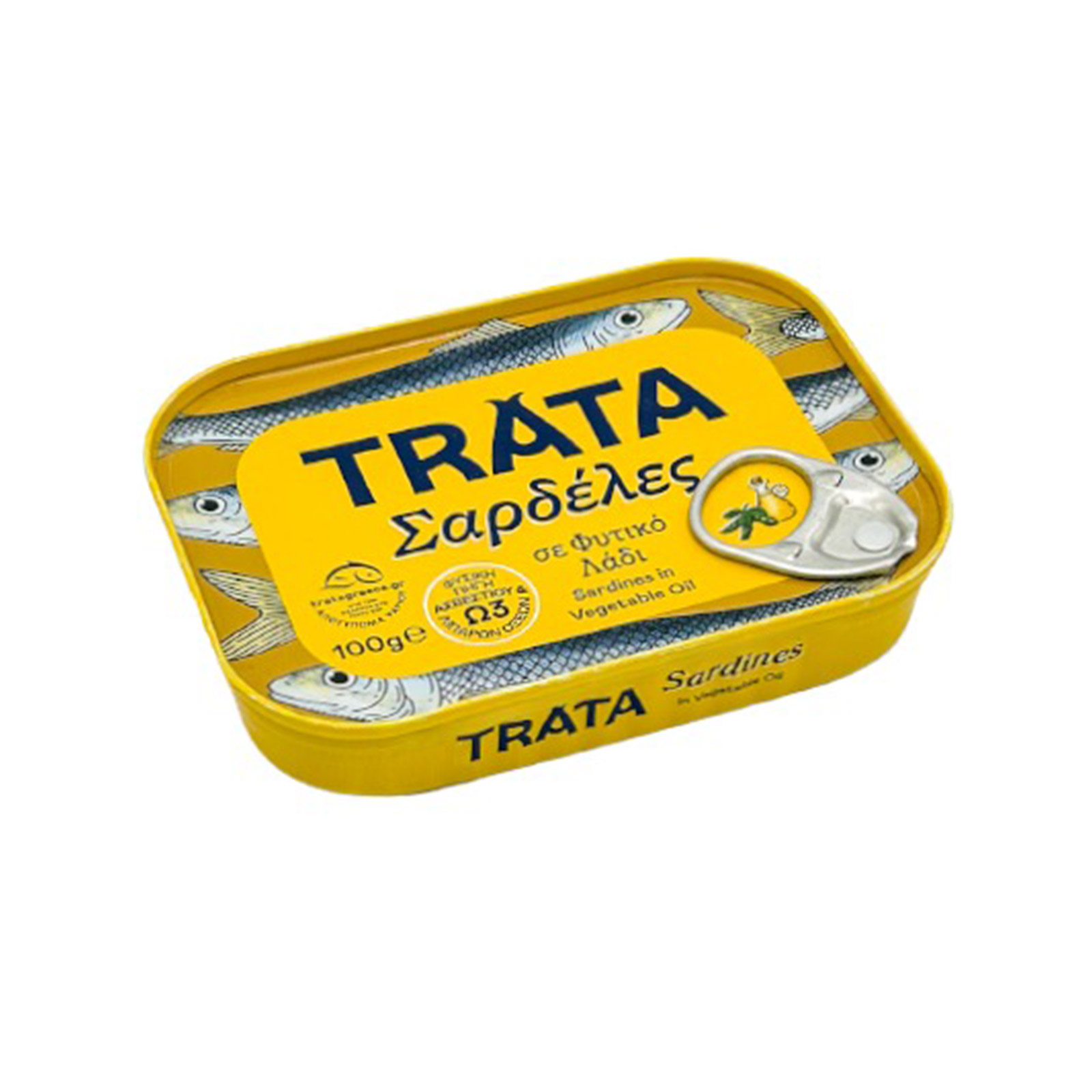 Trata σαρδέλες σε φυτικό λάδι 100g (στραγγισμένο βάρος 70g) εικόνα 1