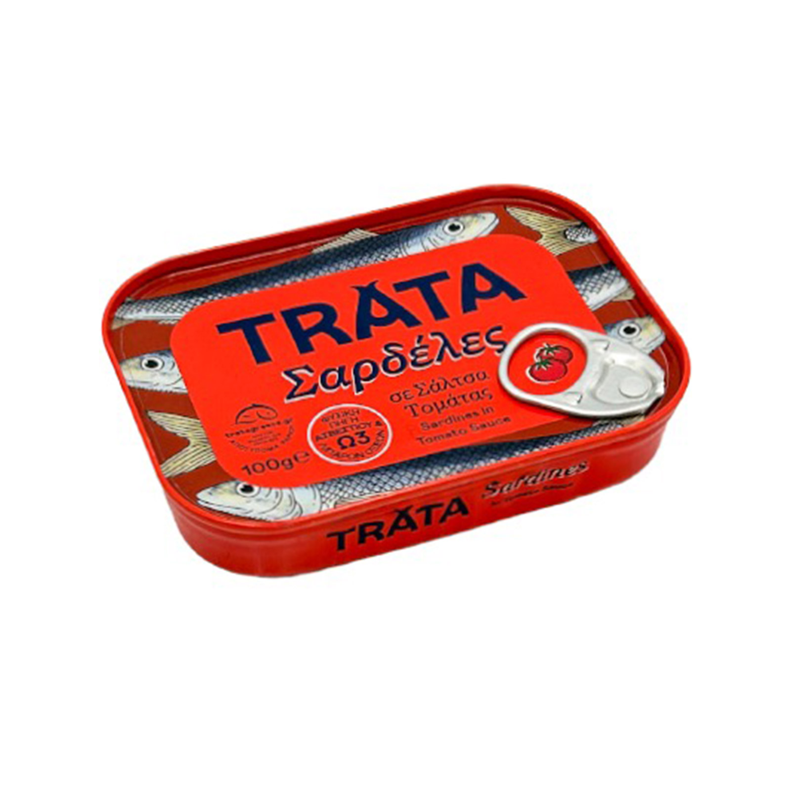 Trata σαρδέλες σε σάλτσα τομάτας 100g (στραγγισμένο βάρος 70g) εικόνα 1