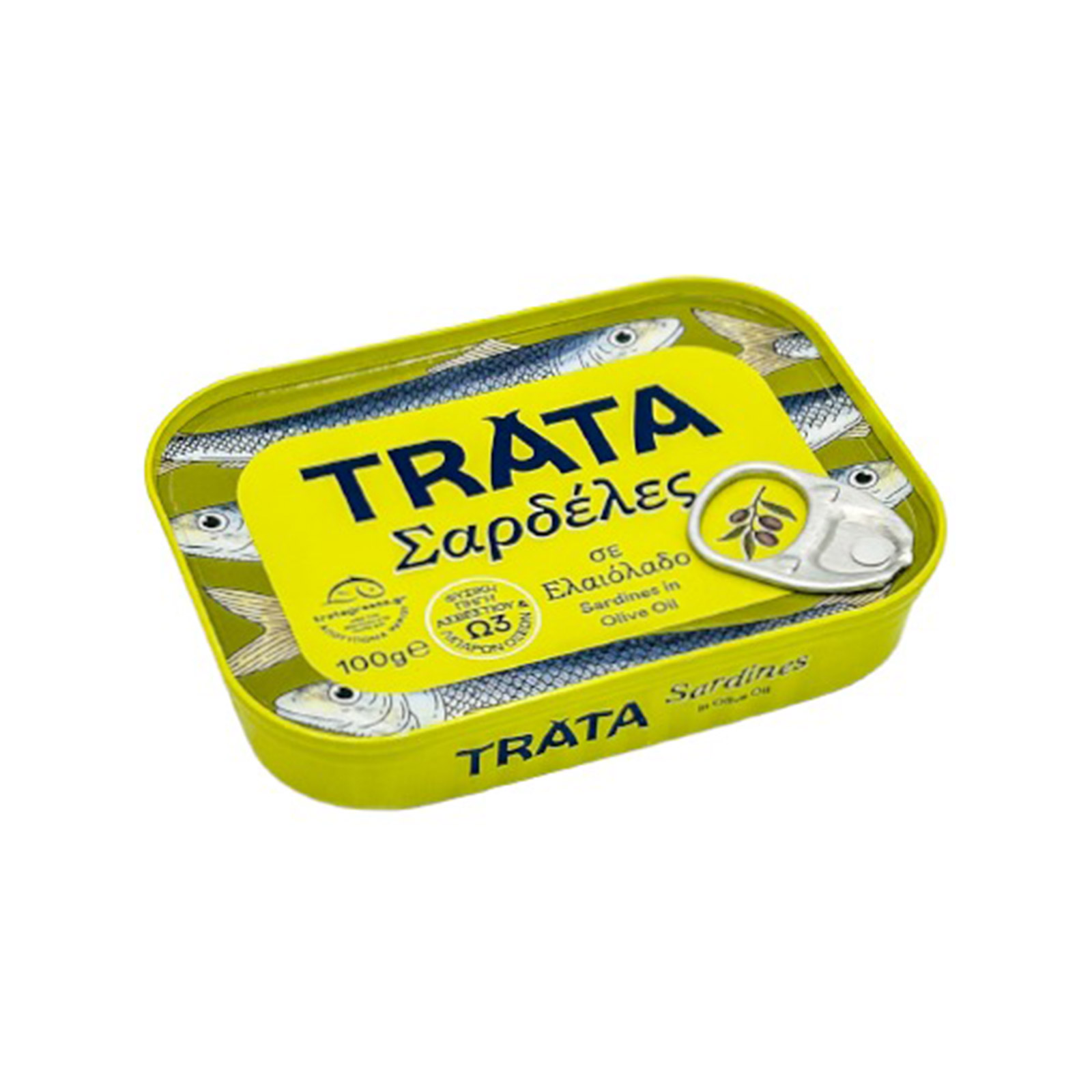 Trata σαρδέλες σε ελαιόλαδο 100g εικόνα 1
