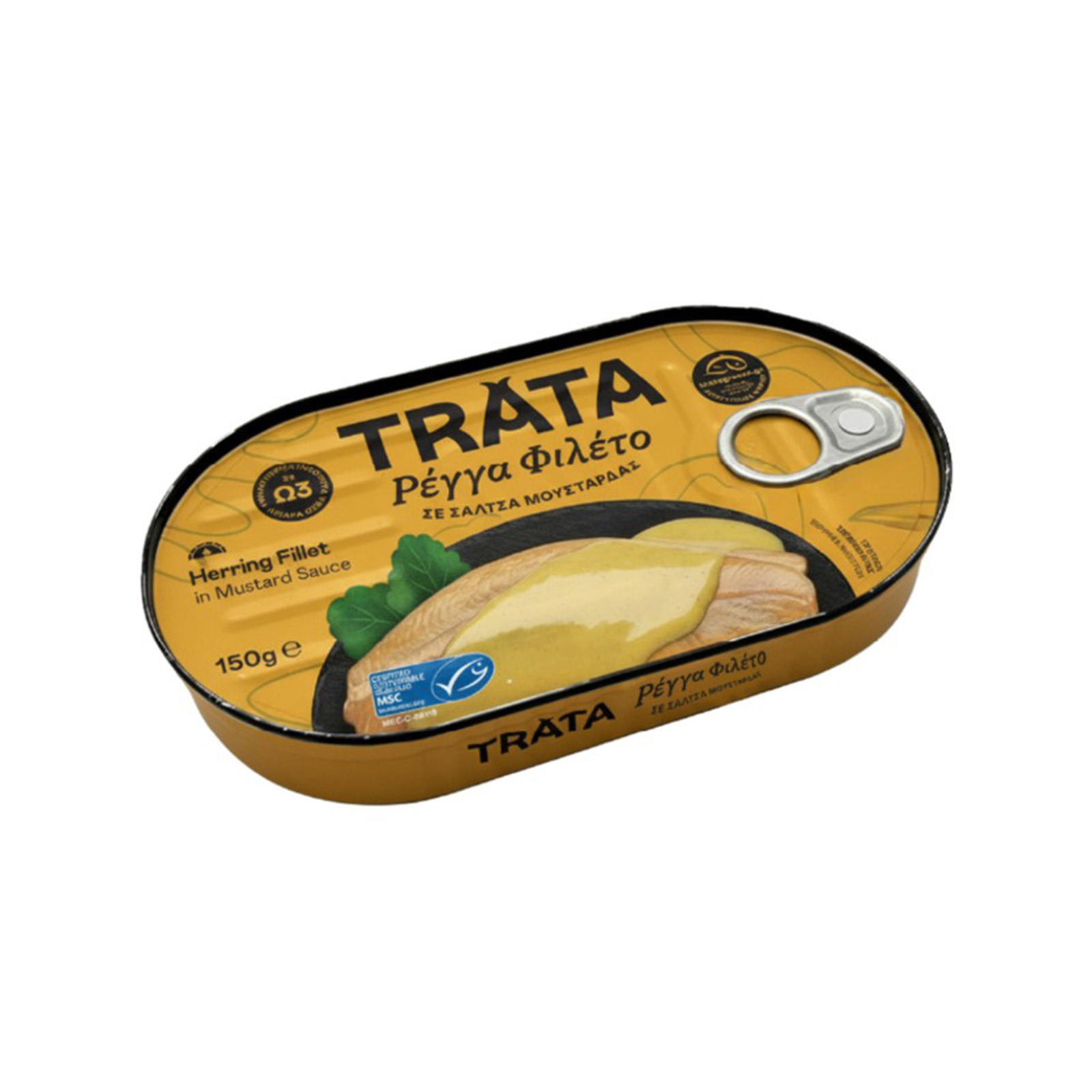 Trata ρέγγα φιλέτο σε σάλτσα μουστάρδας 150g εικόνα 1