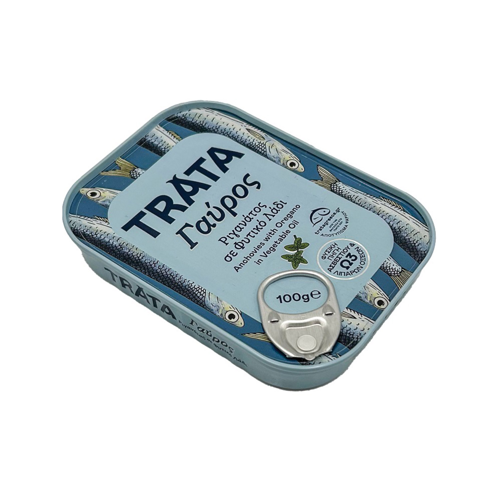 Trata γαύρος ριγανάτος σε φυτικό λάδι 100g (στραγγισμένο βάρος 60g) εικόνα 1