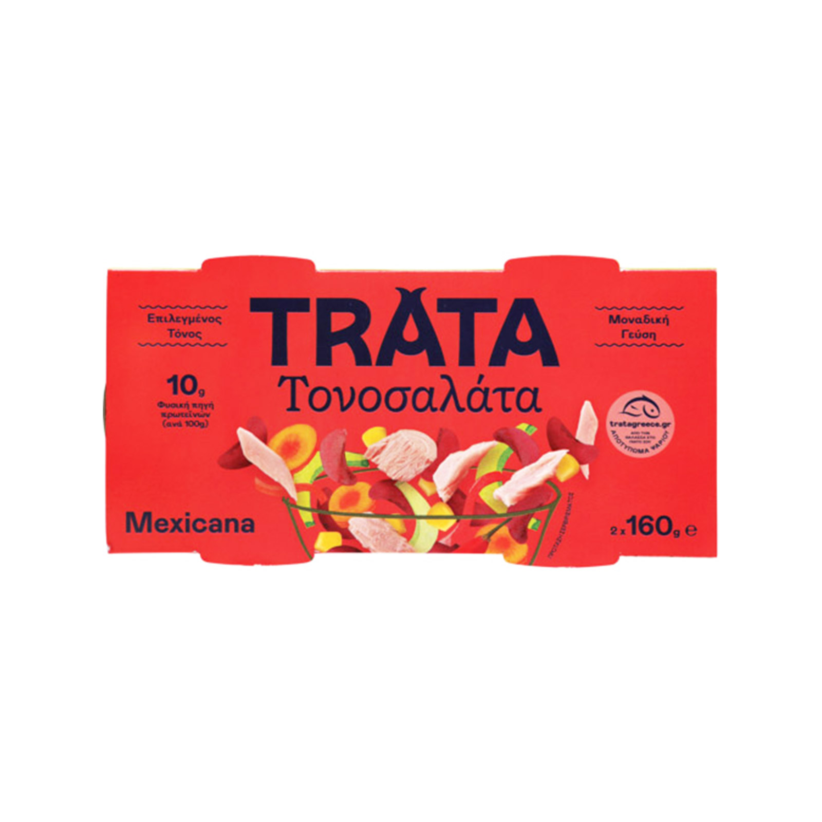 Trata τονοσαλάτα mexicana 2x160g εικόνα 1