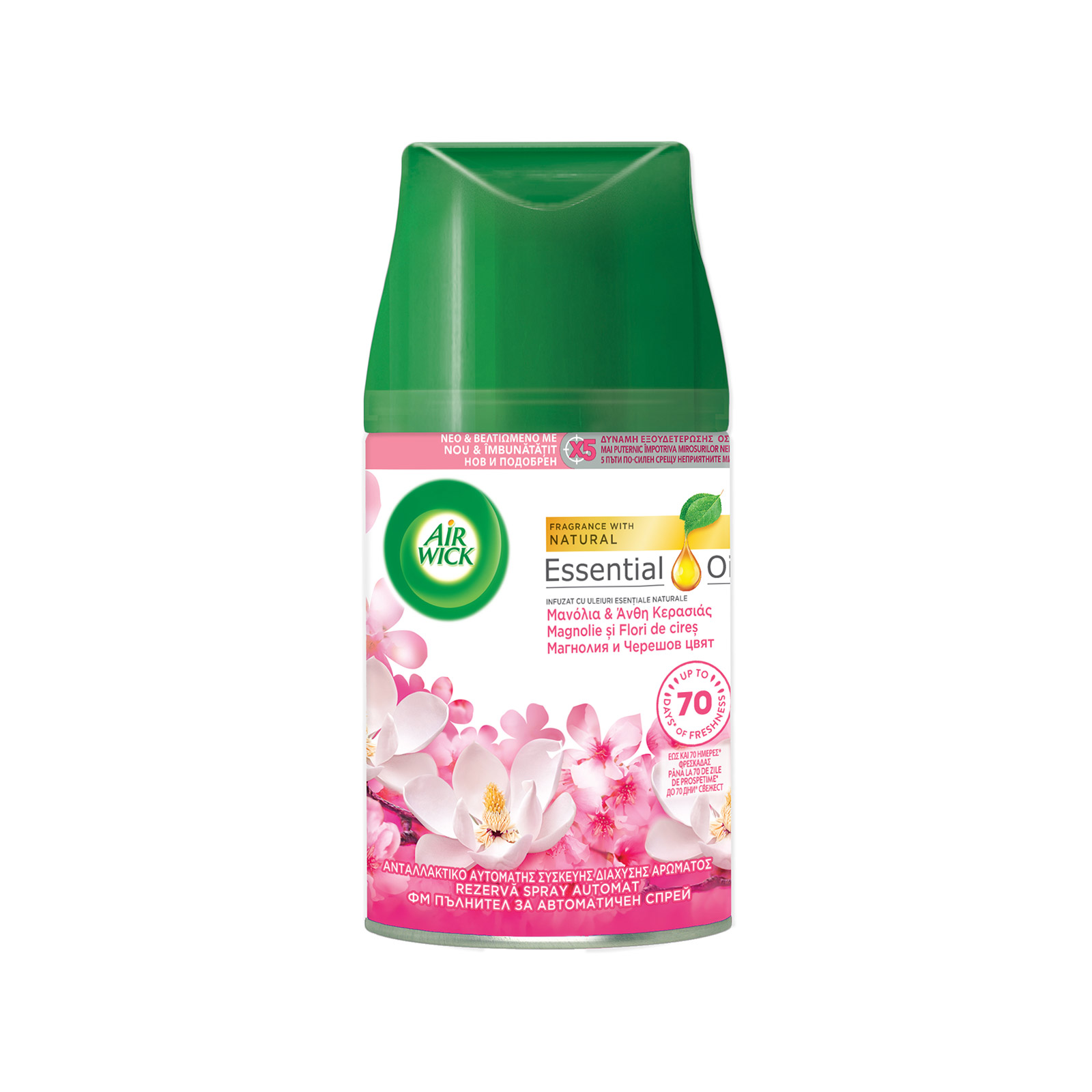 Airwick Air Freshener Dispenser Refill magnolia & cherry blossoms 250ml image 1
