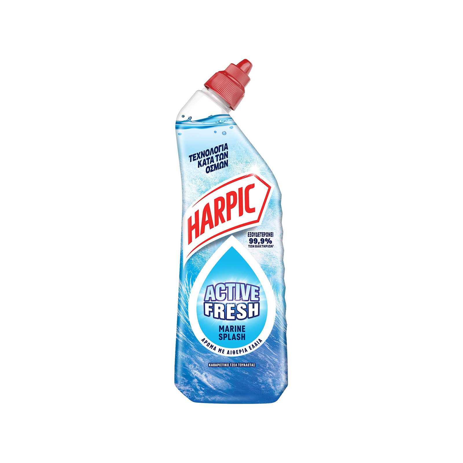 Harpic Active Fresh καθαριστικό τουαλέτας marine splash 750ml εικόνα 1