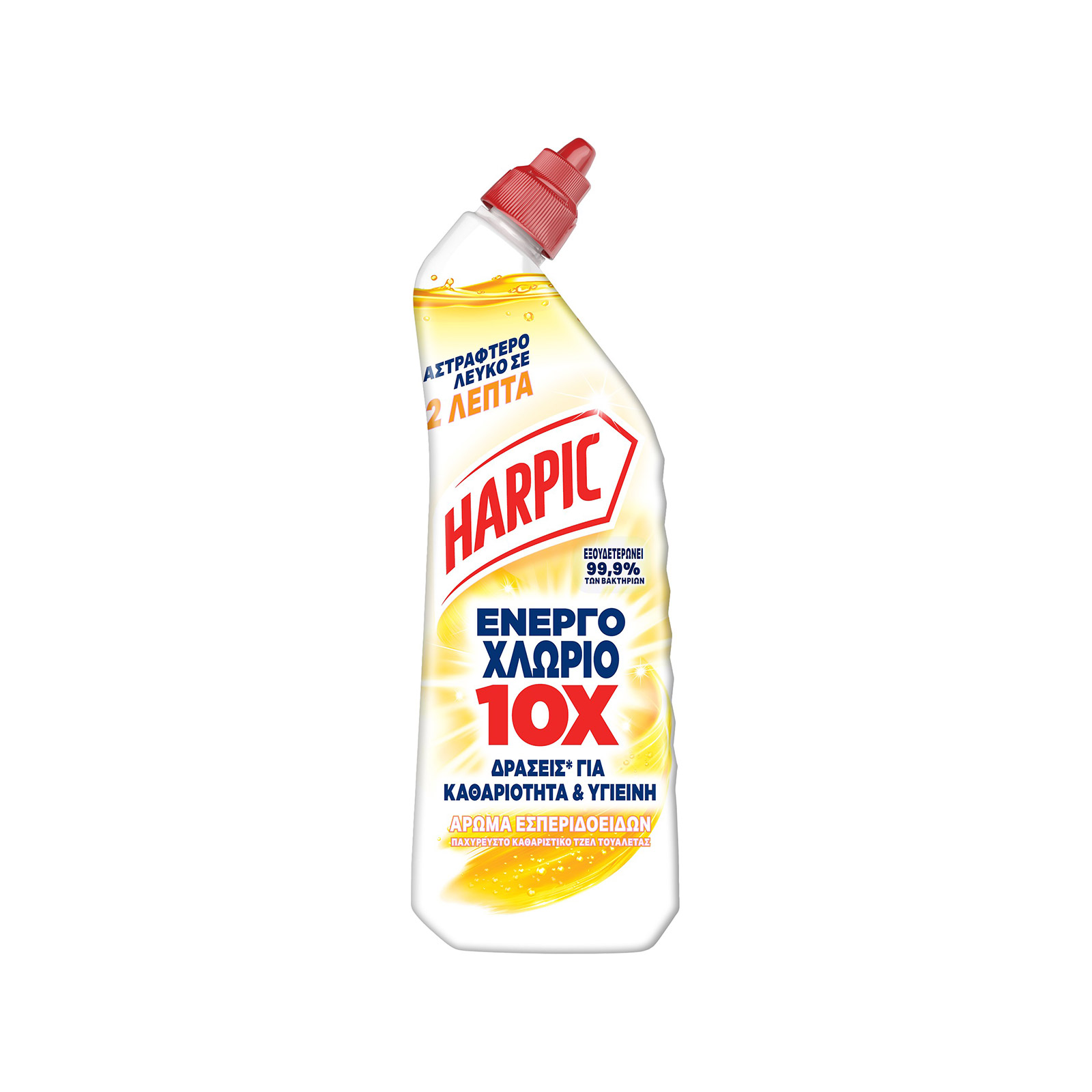 Harpic Ενεργό Χλώριο καθαριστικό τουαλέτας 750ml εικόνα 1
