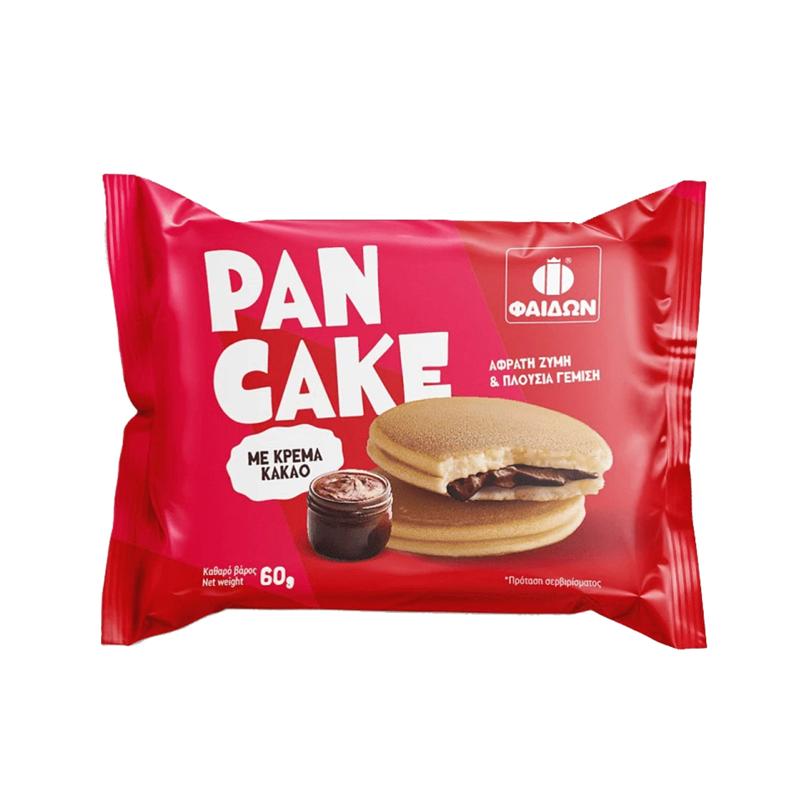 ΦΑΙΔΩΝ πανκείκ ατομικό κρέμα κακάο 60g εικόνα 1