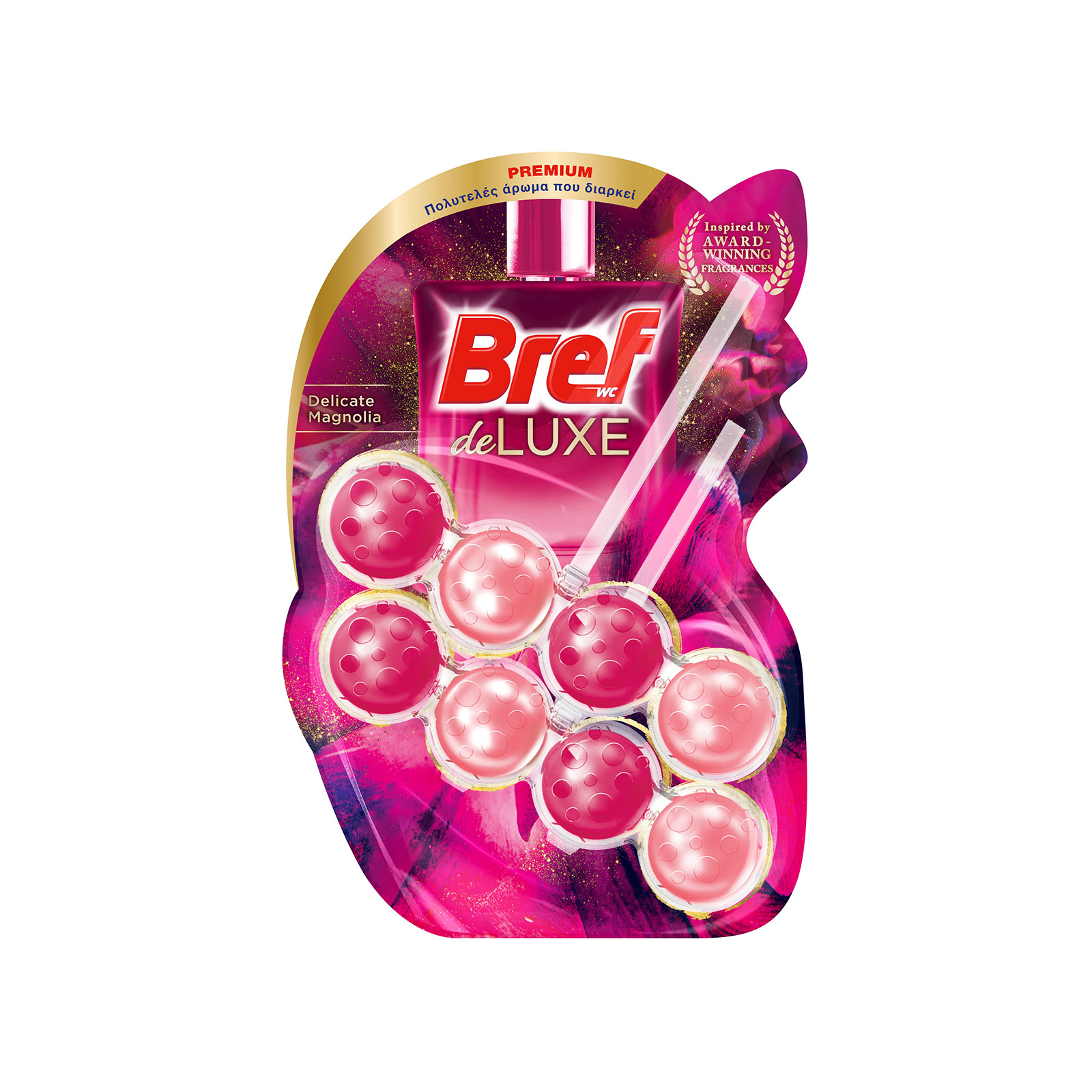 Bref De lux block wc magnolia 2x50g εικόνα 1