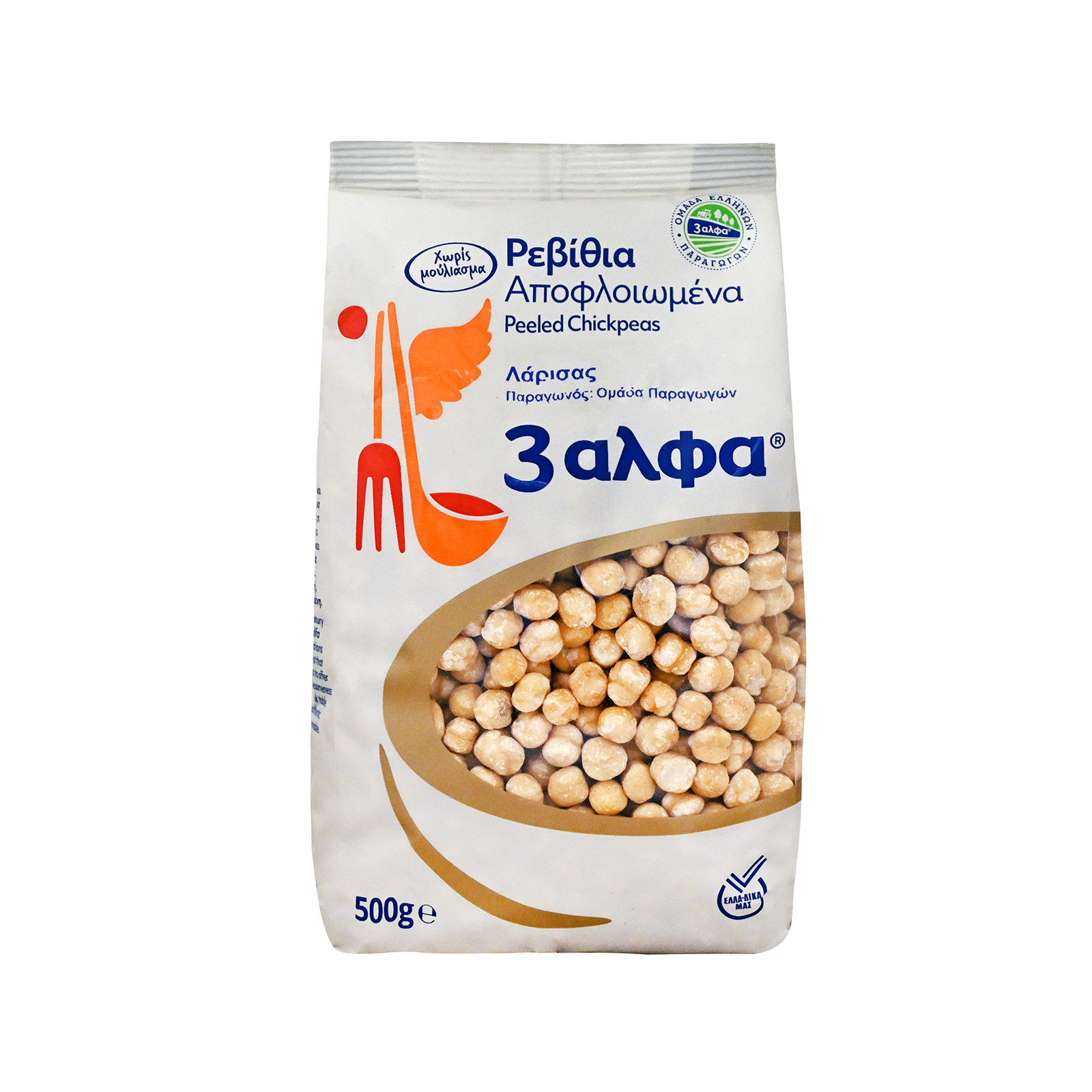 3άλφα ρεβίθια αποφλοιωμένα 500g εικόνα 1