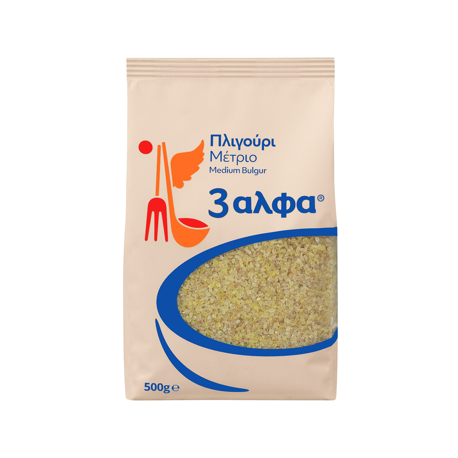 3αλφα πλιγούρι μέτριο 500g εικόνα 1