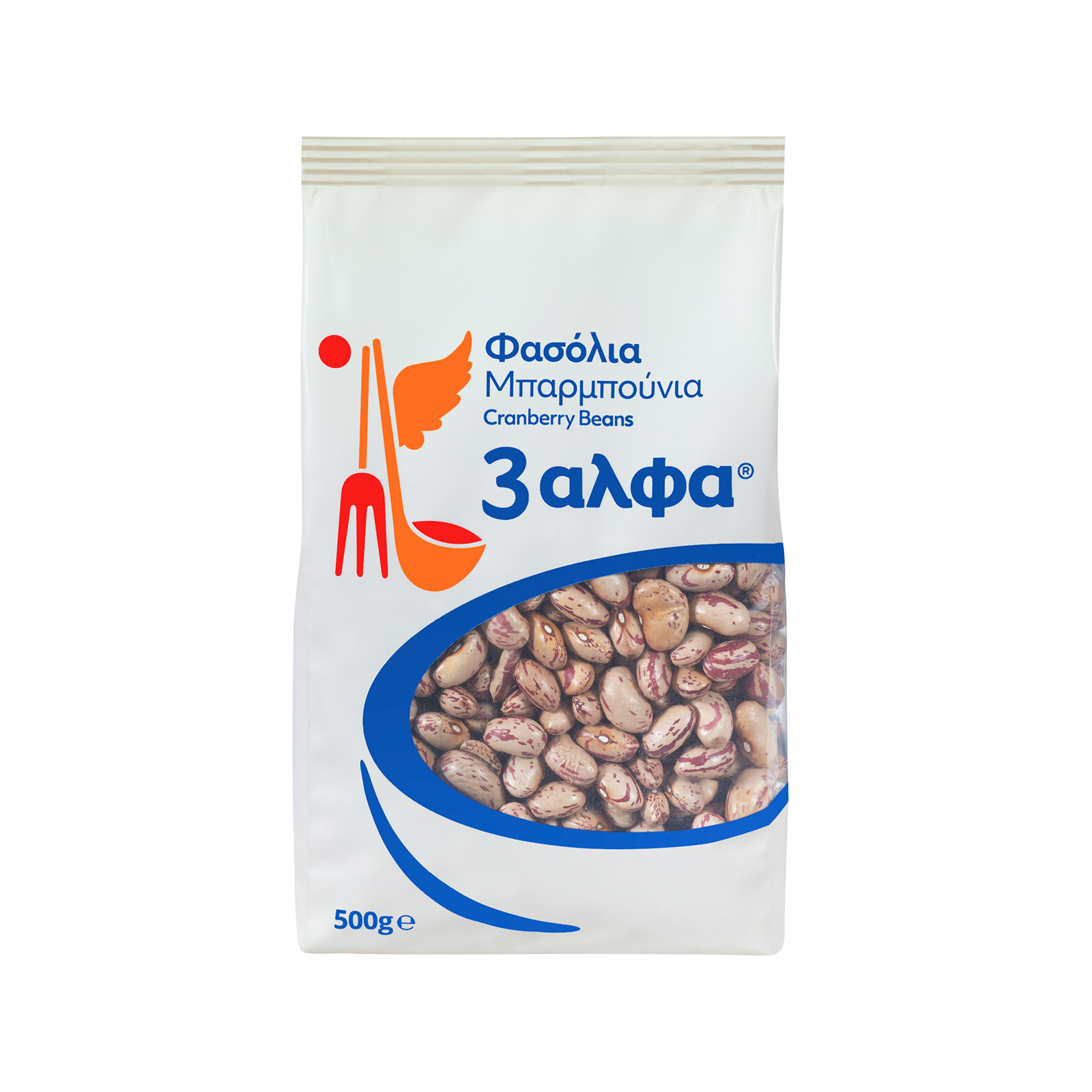 3αλφα φασολια μπαρμπούνια όσπρια 500g εικόνα 1