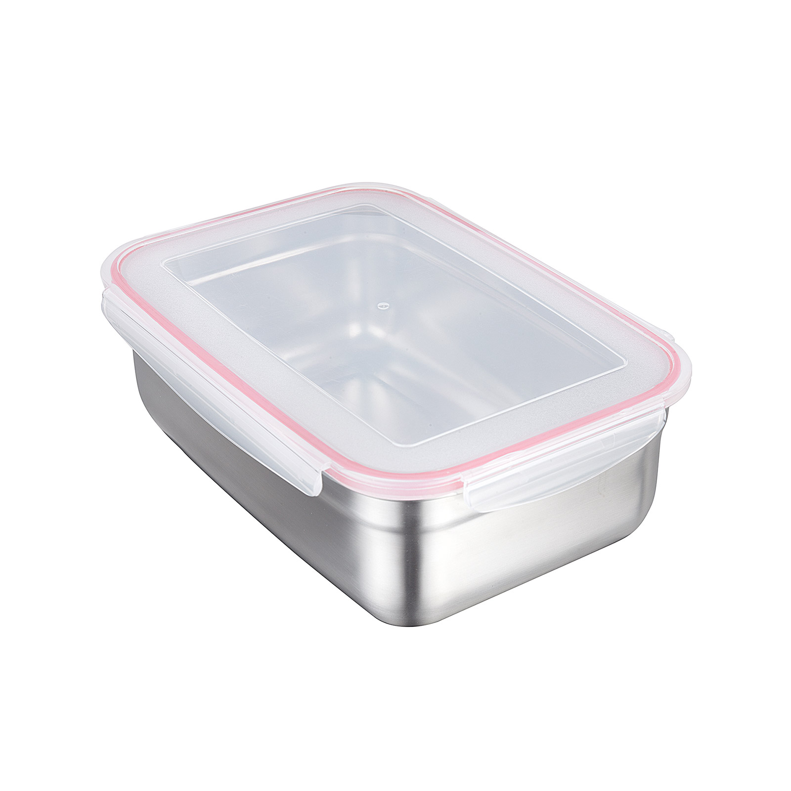 Titanium δοχείο αποθήκευσης τροφίμων ορθογωνιο, inox 1100ml εικόνα 1