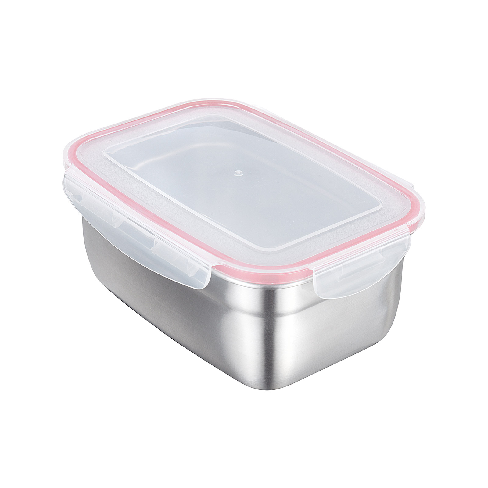 Titanium δοχείο αποθήκευσης τροφίμων ορθογωνιο, inox 1900ml εικόνα 1