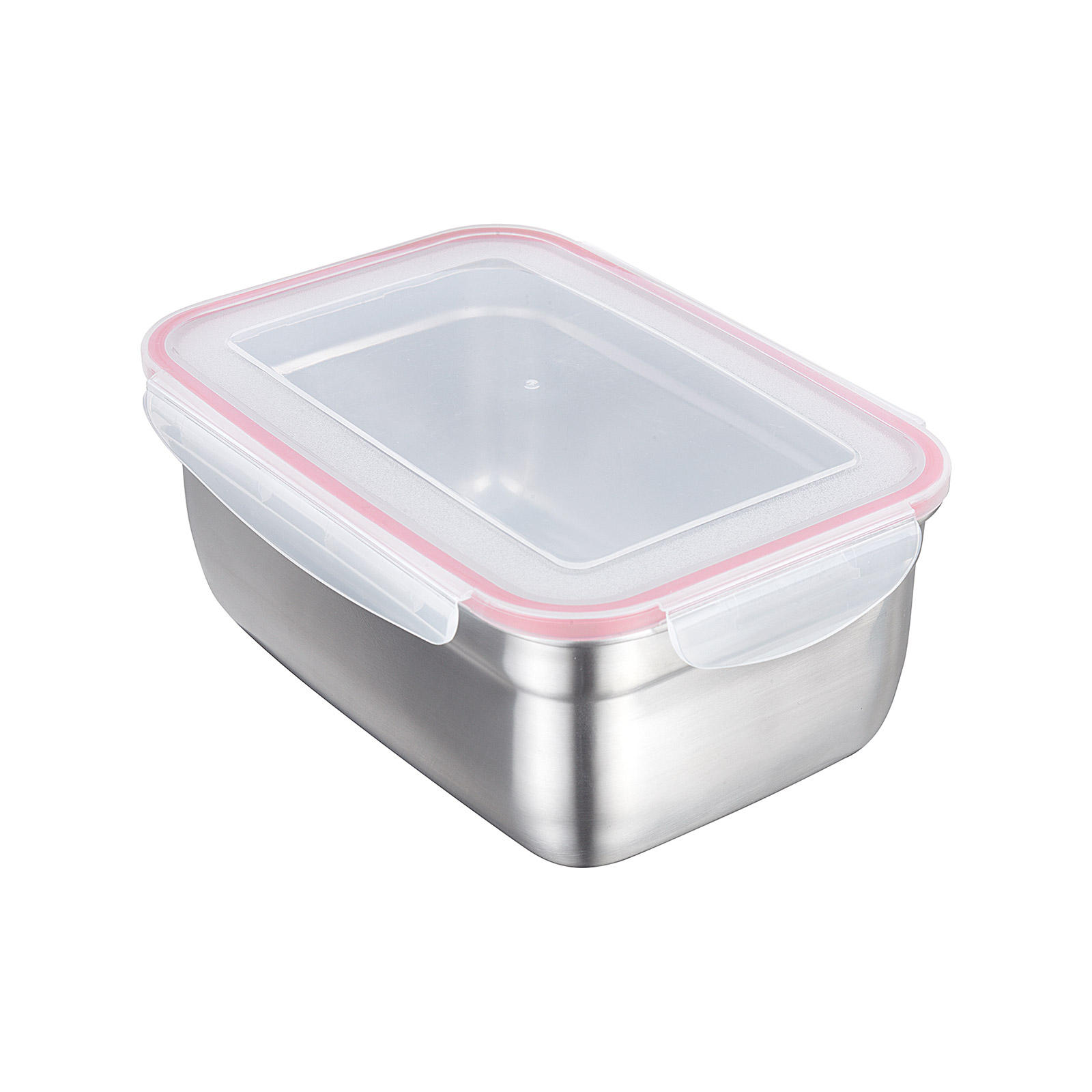 Titanium δοχείο αποθήκευσης τροφίμων ορθογωνιο, inox 2700ml εικόνα 1