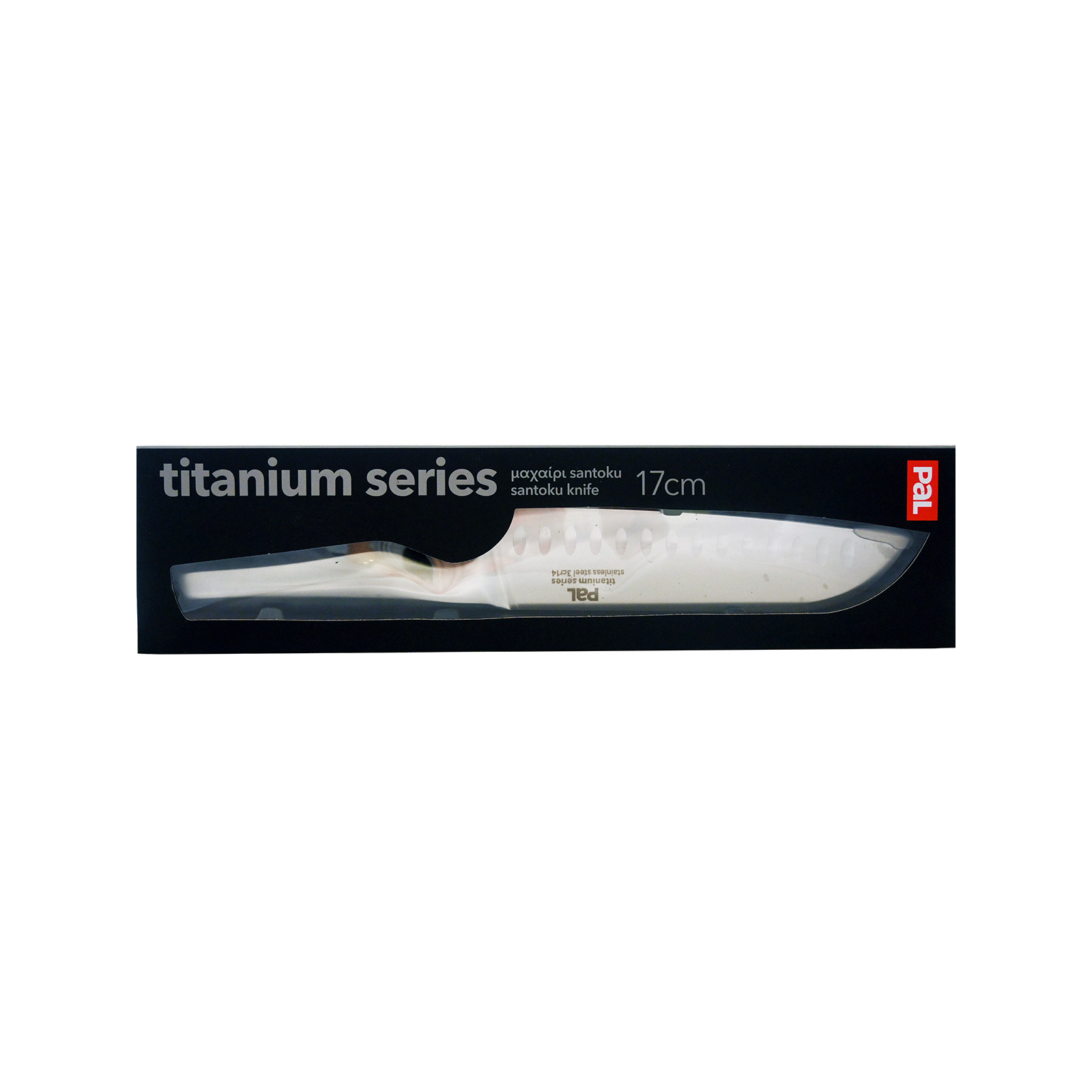 Pal Titanium series μαχαίρι santoku ανοξείδωτο 17εκ εικόνα 1