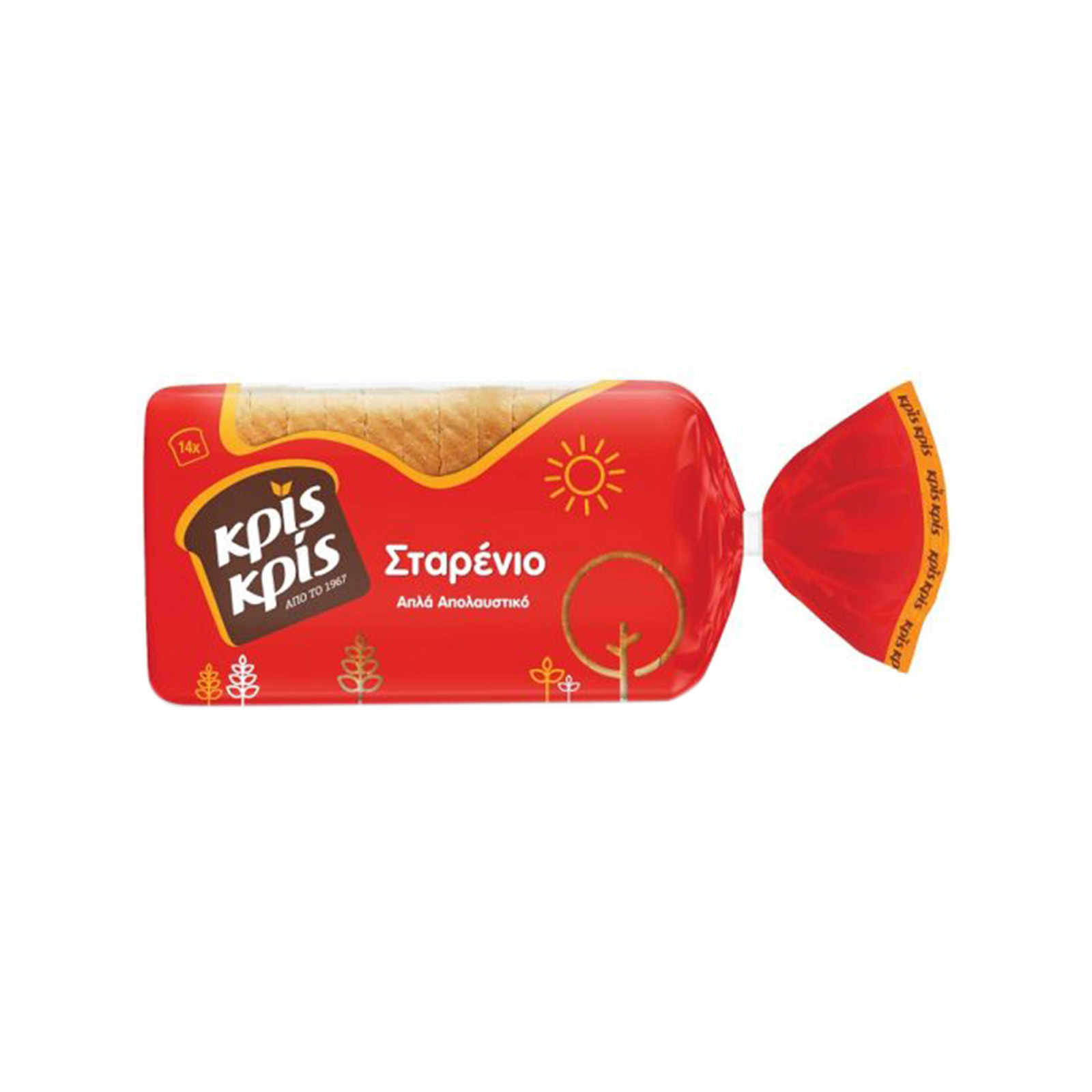 Κρις Κρις Σταρένιο ψωμί τοστ σε φέτες 350g εικόνα 1