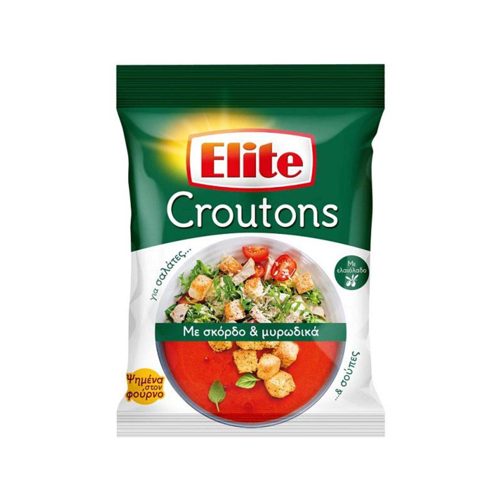 Elite κρουτόν με σκόρδο & μυρωδικά 75g εικόνα 1