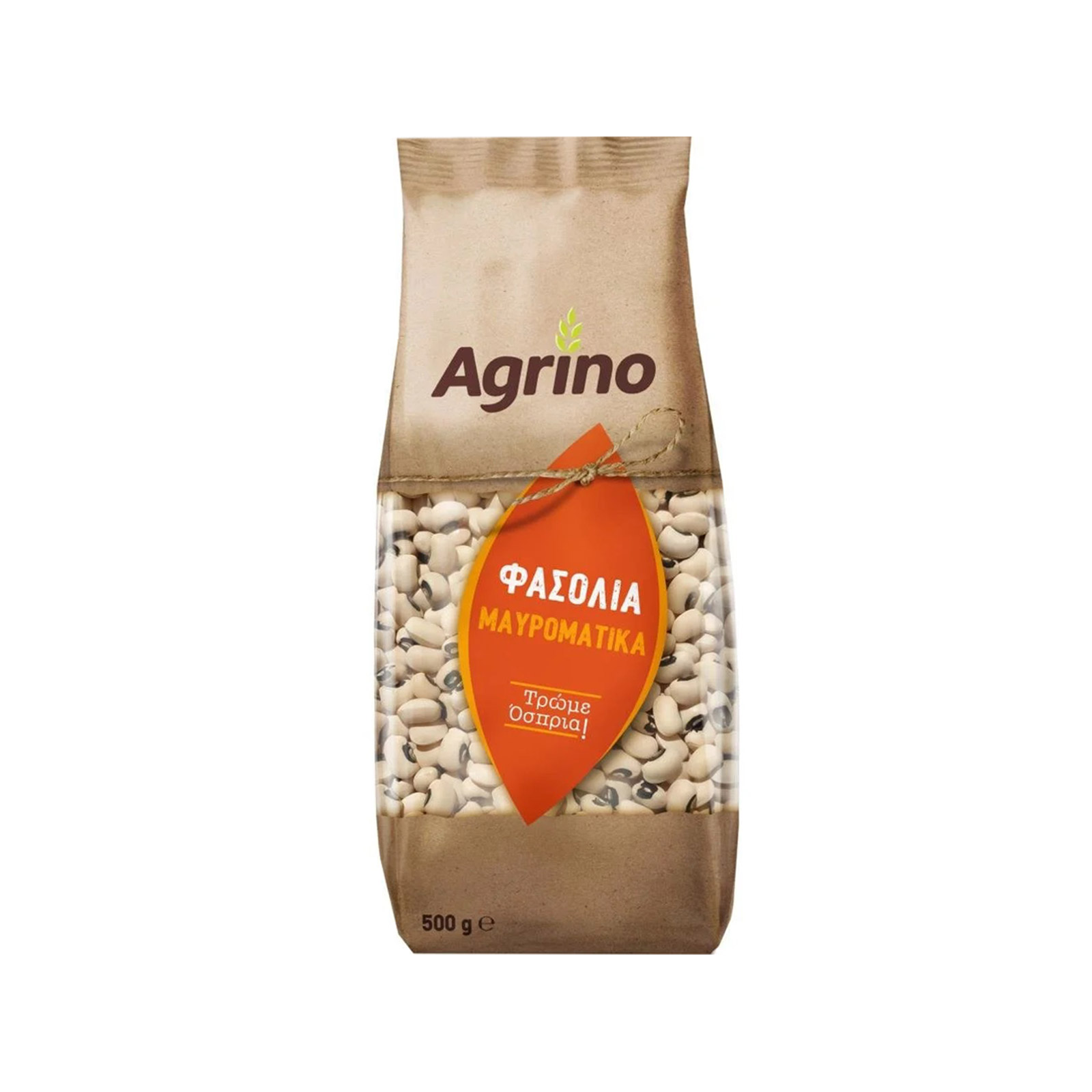 Agrino φασόλια μαυρομάτικα όσπρια 500g εικόνα 1