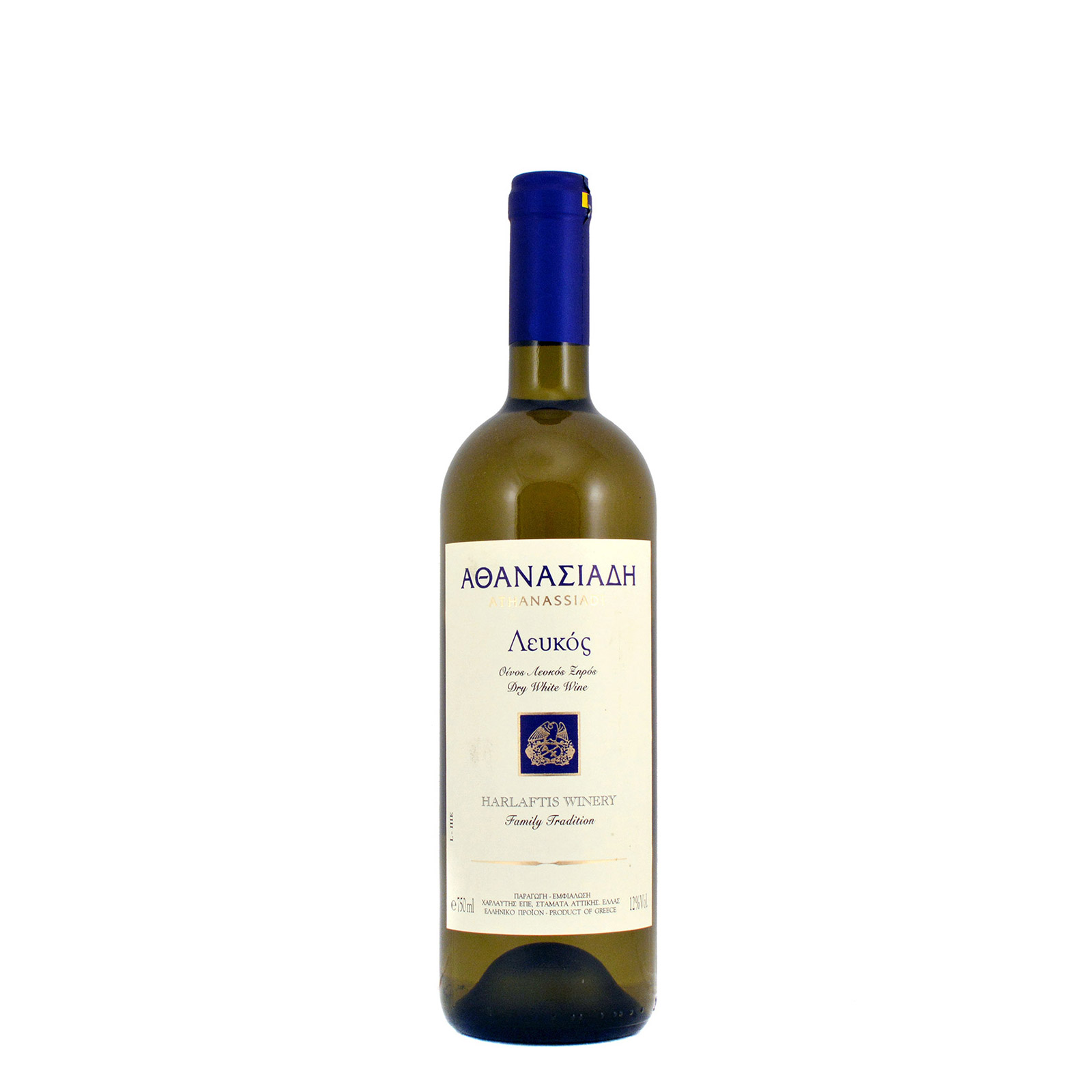 Αθανασιάδη Λευκός οίνος λευκός ξηρός 750ml εικόνα 1