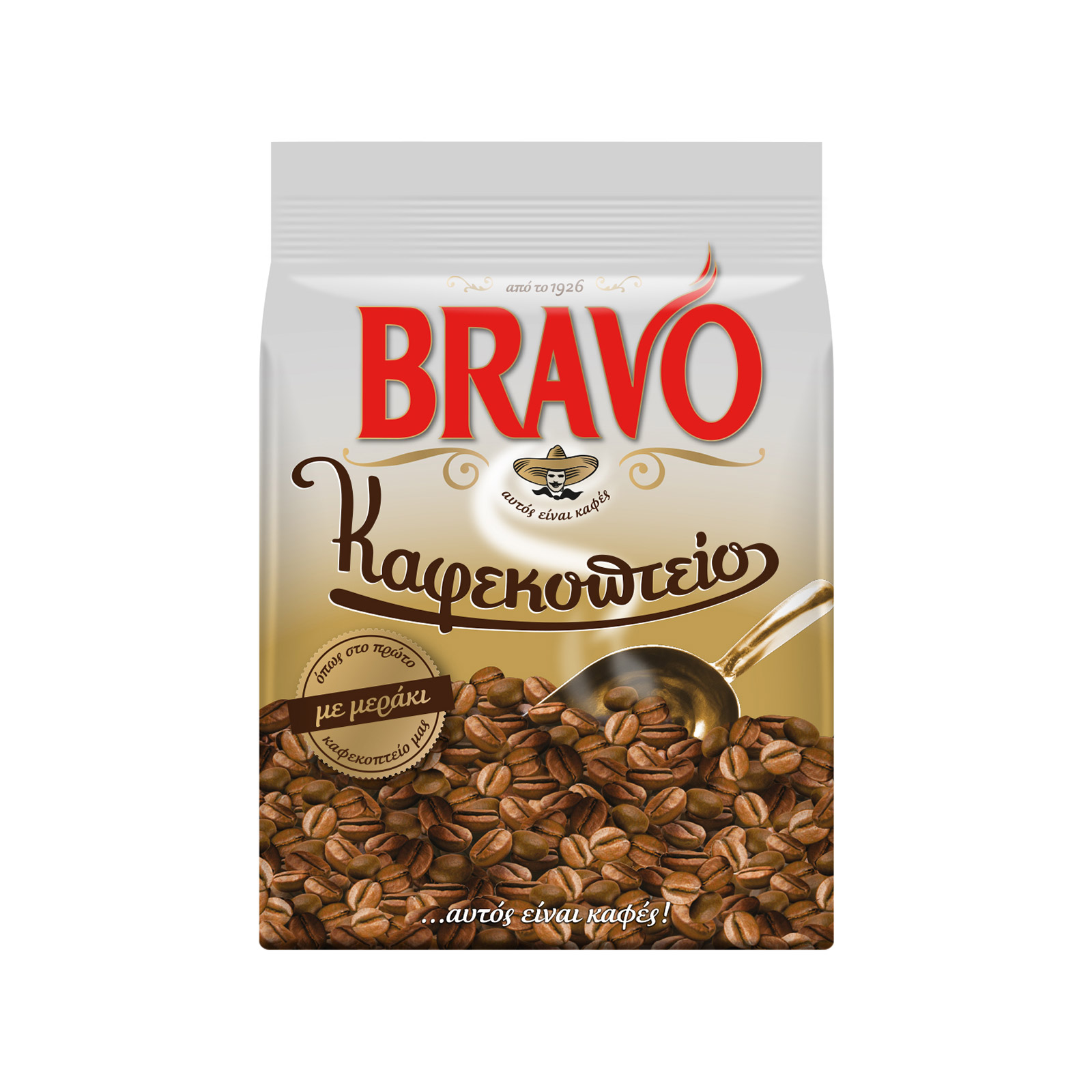Bravo καφές ελληνικός καφεκοπτείο 157g εικόνα 1
