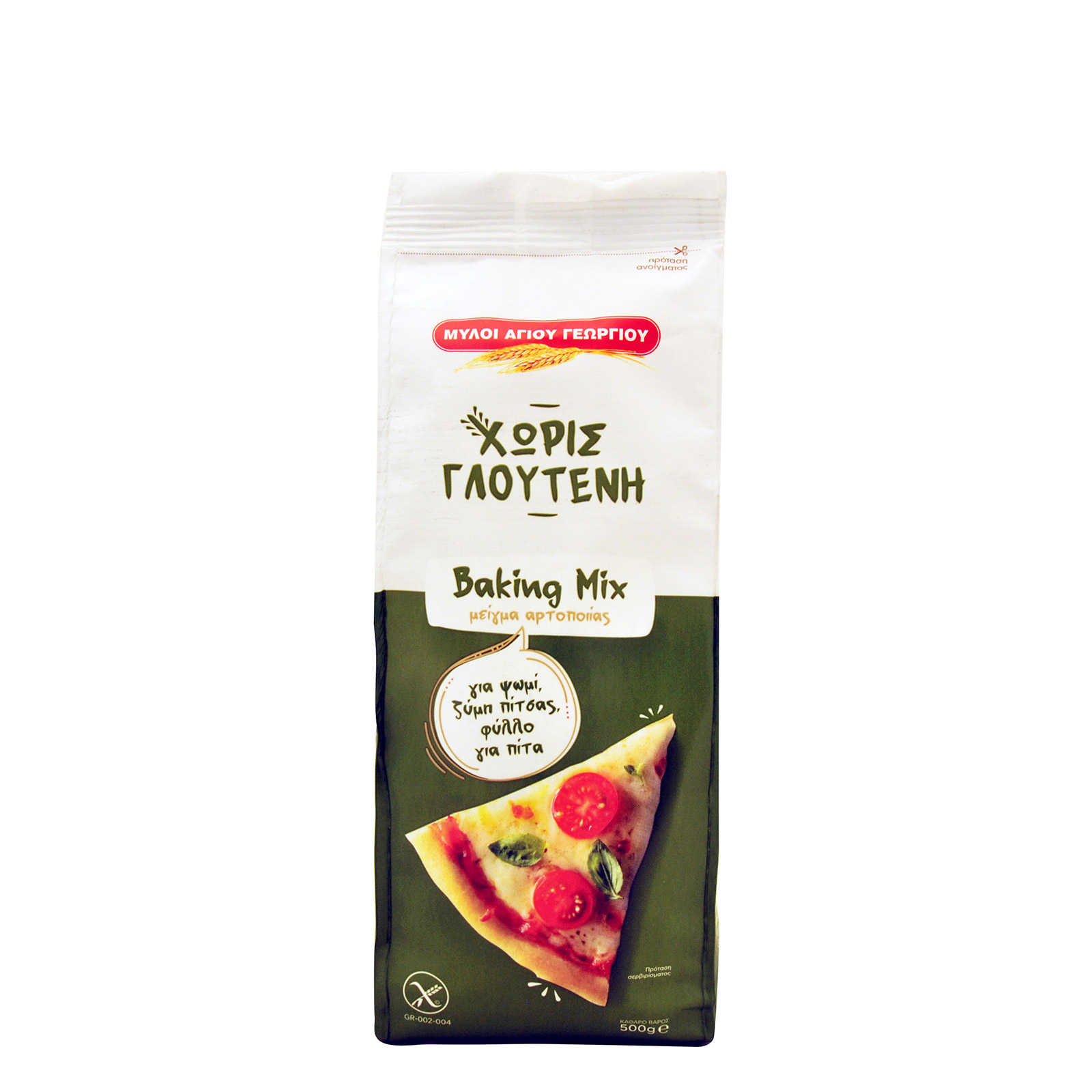 Μύλοι Αγίου Γεωργίου μείγμα αρτοποιϊας (Baking Mix) 500g εικόνα 1