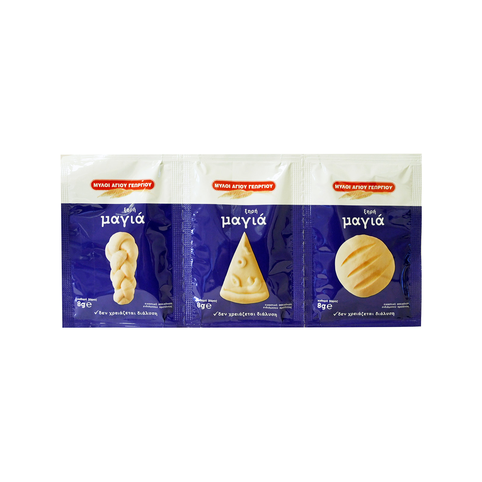 Μύλοι Αγίου Γεωργίου μαγιά ξηρή 3x8g εικόνα 1