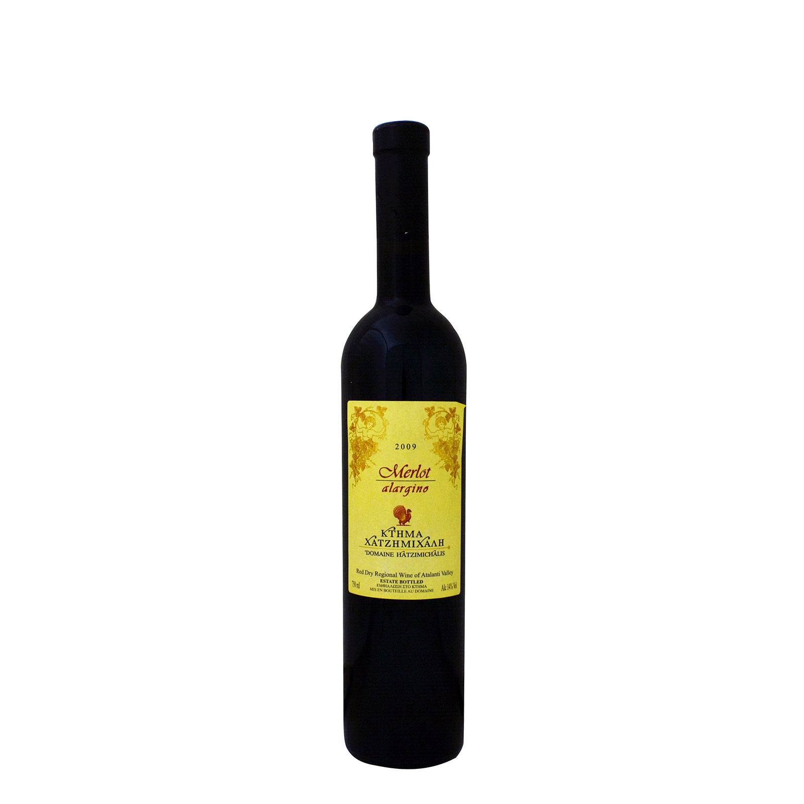Κτήμα Χατζημιχάλη Merlot Alargino οίνος ερυθρός ξηρός 750ml εικόνα 1