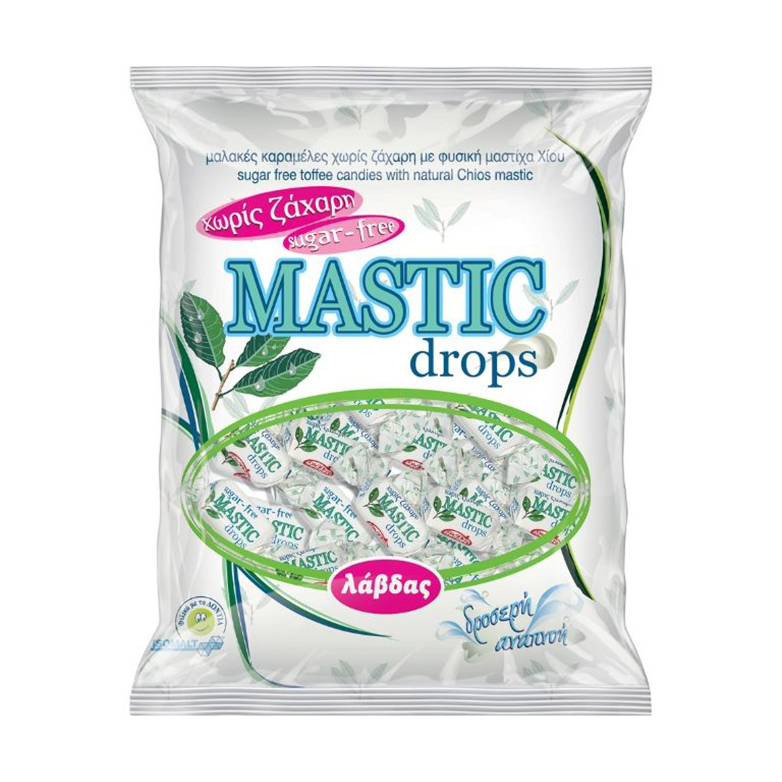 Λάβδας Mastic drops καραμέλες με φυσική μαστίχα χιου 150g εικόνα 1