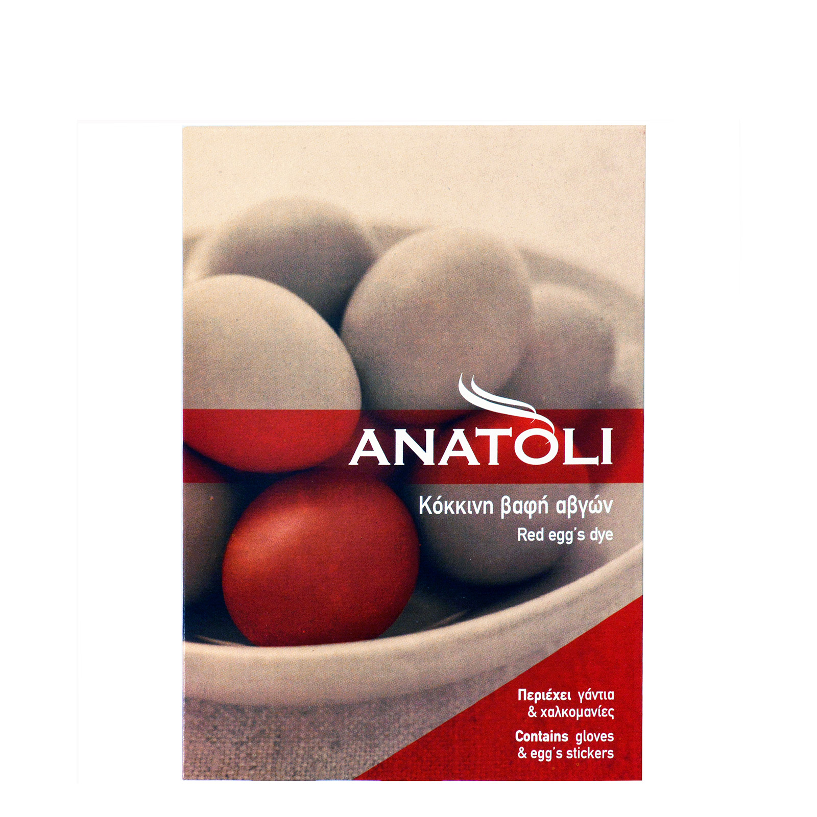 Ανατολή βαφή αυγών κόκκινη 3g εικόνα 1