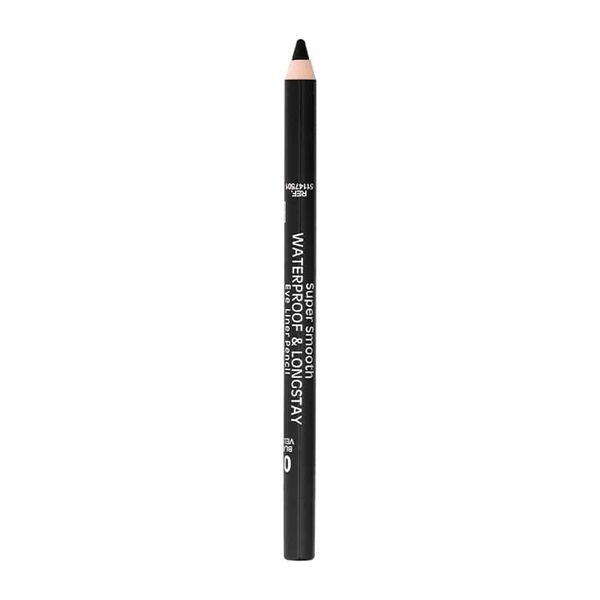 Seventeen Super smooth μολυβι ματιών waterproof & longstay No. 1 black velvet εικόνα 1