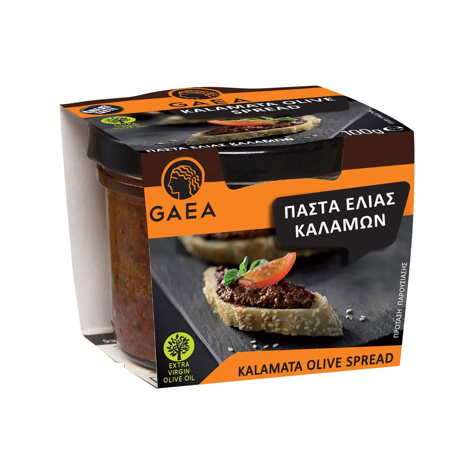 Gaea πάστα ελιάς καλαμών 100g εικόνα 1