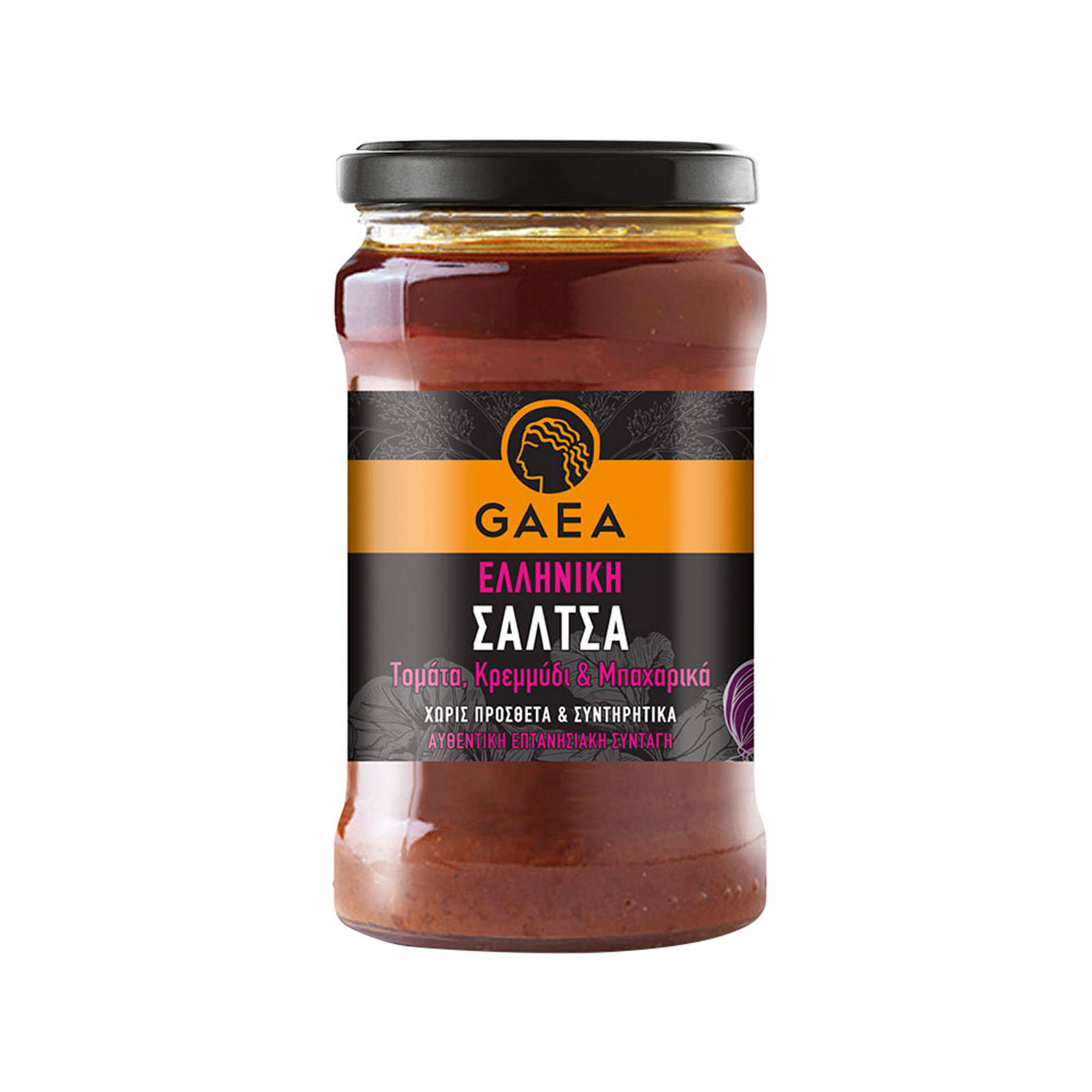 Gaea Ελληνική σάλτσα σάλτσα έτοιμη ντοματα,κρεμμυδι & μπαχαρικά 280g εικόνα 1