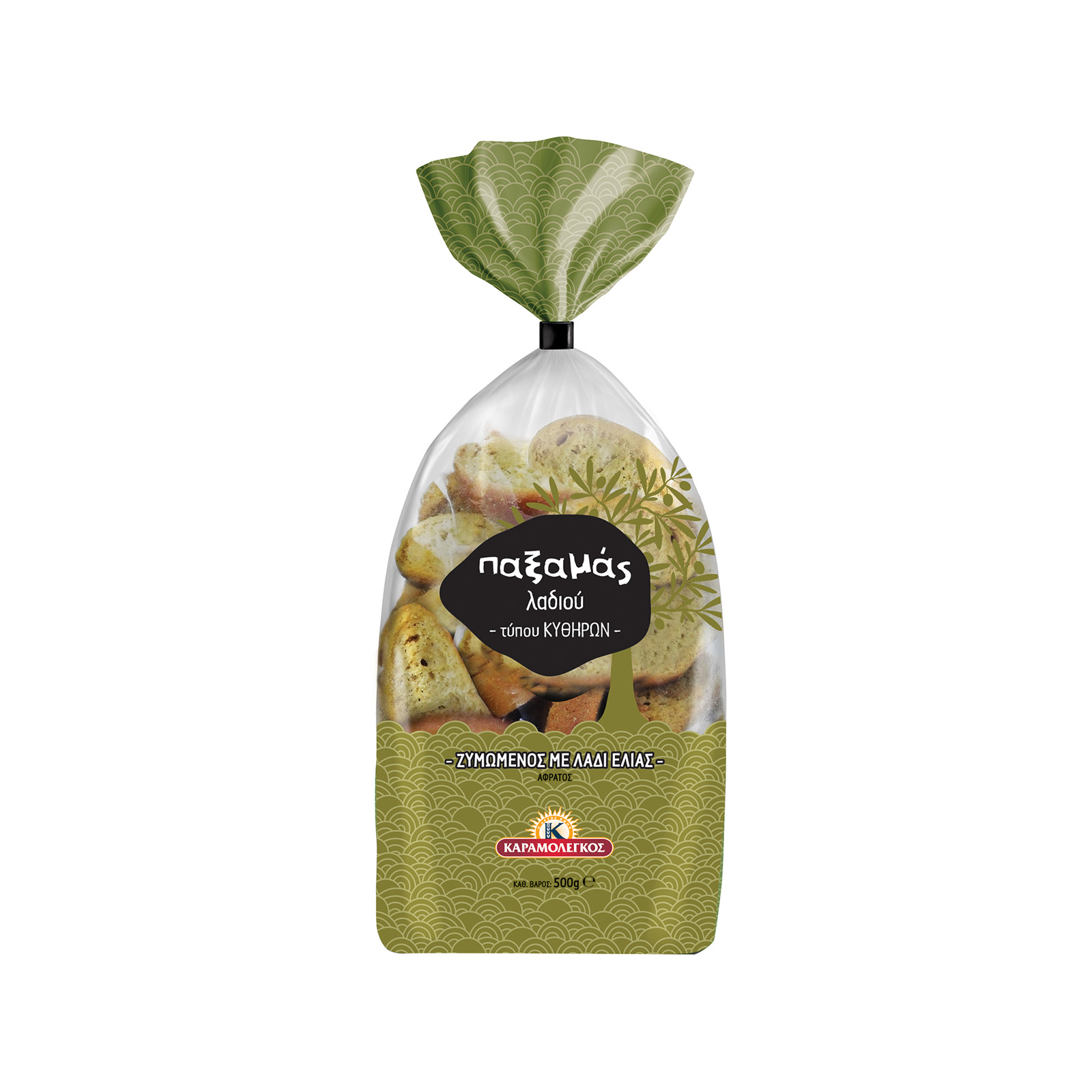Καραμολέγκος Παξαμάς παξιμαδακια λαδιού 500g εικόνα 1