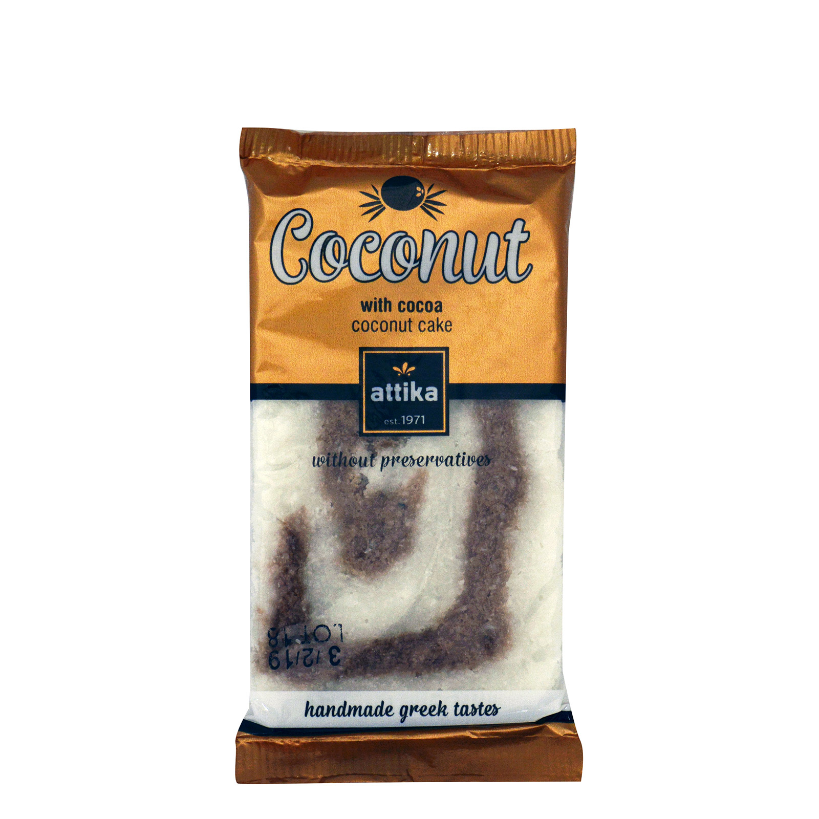 Attika καρύδα με κακάο 75g εικόνα 1