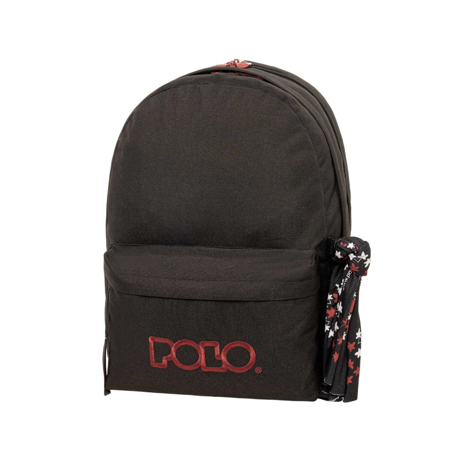 Polo 901235 σακίδιο πλάτης μαύρο με μαντήλι εικόνα 1