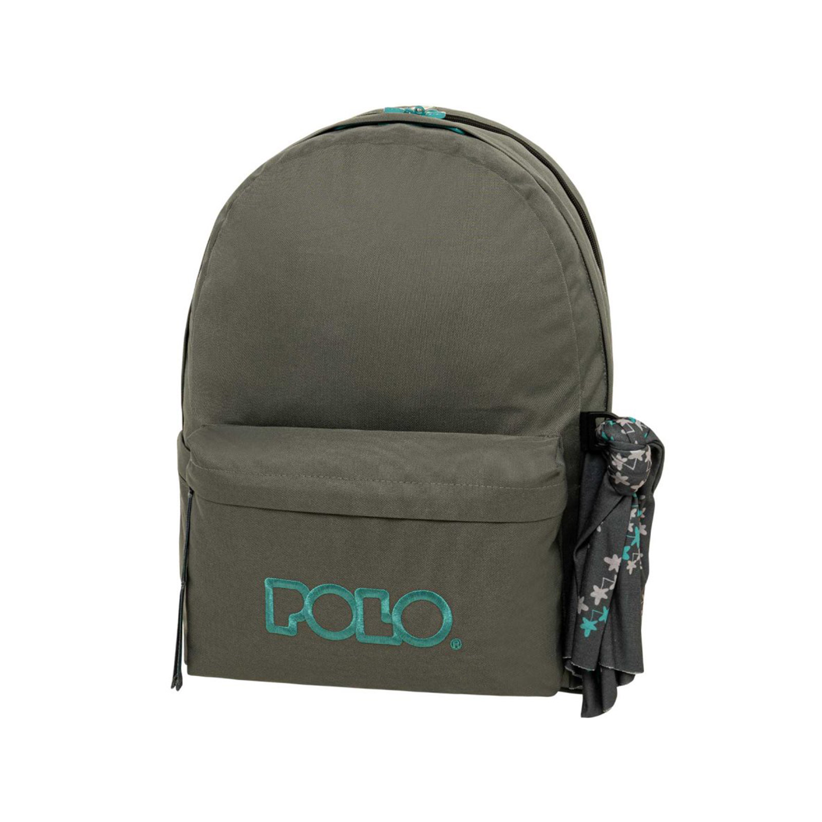 Polo 901235 σακίδιο πλάτης γκρι με μαντήλι εικόνα 1