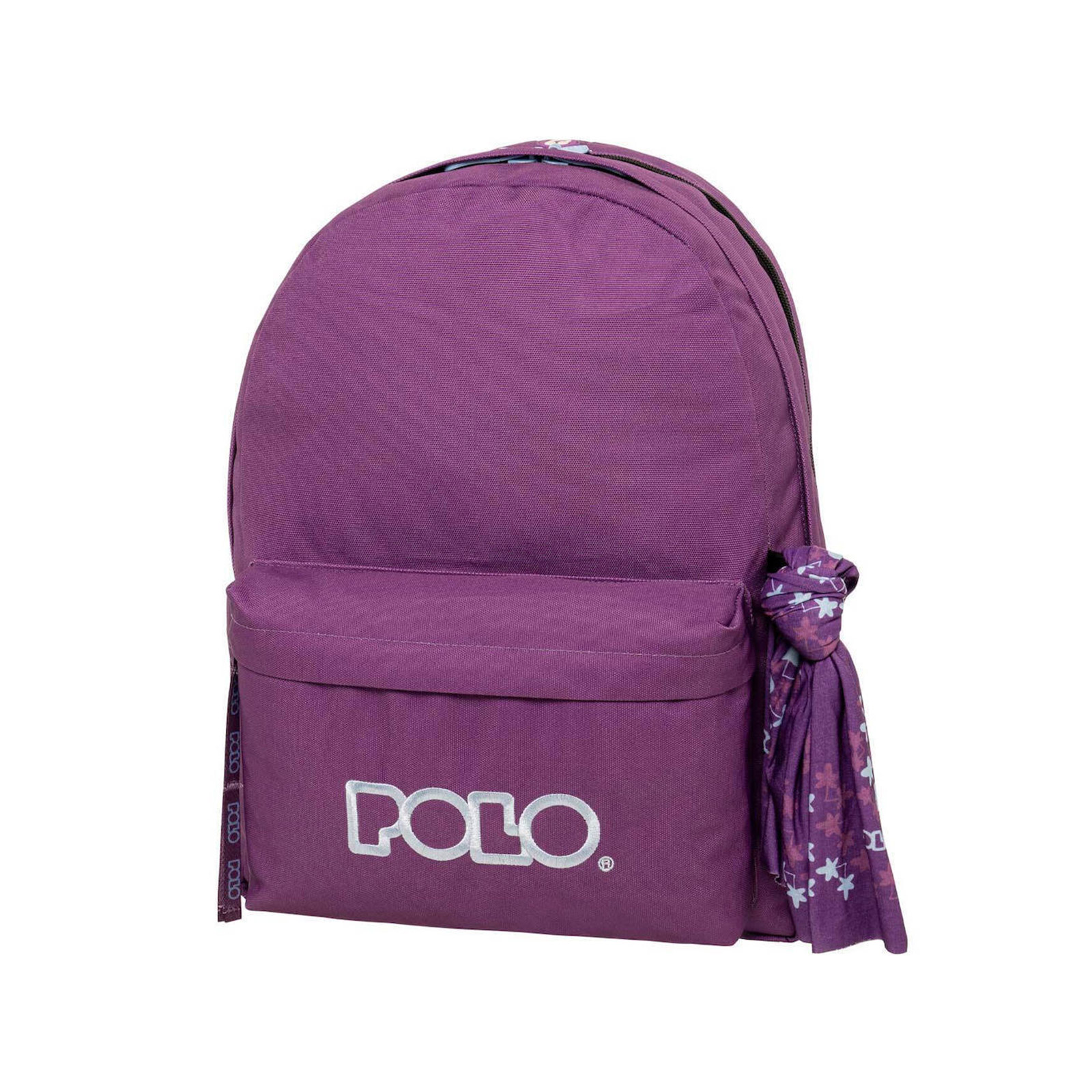 Polo 901235 σακίδιο πλάτης μωβ με μαντήλι εικόνα 1