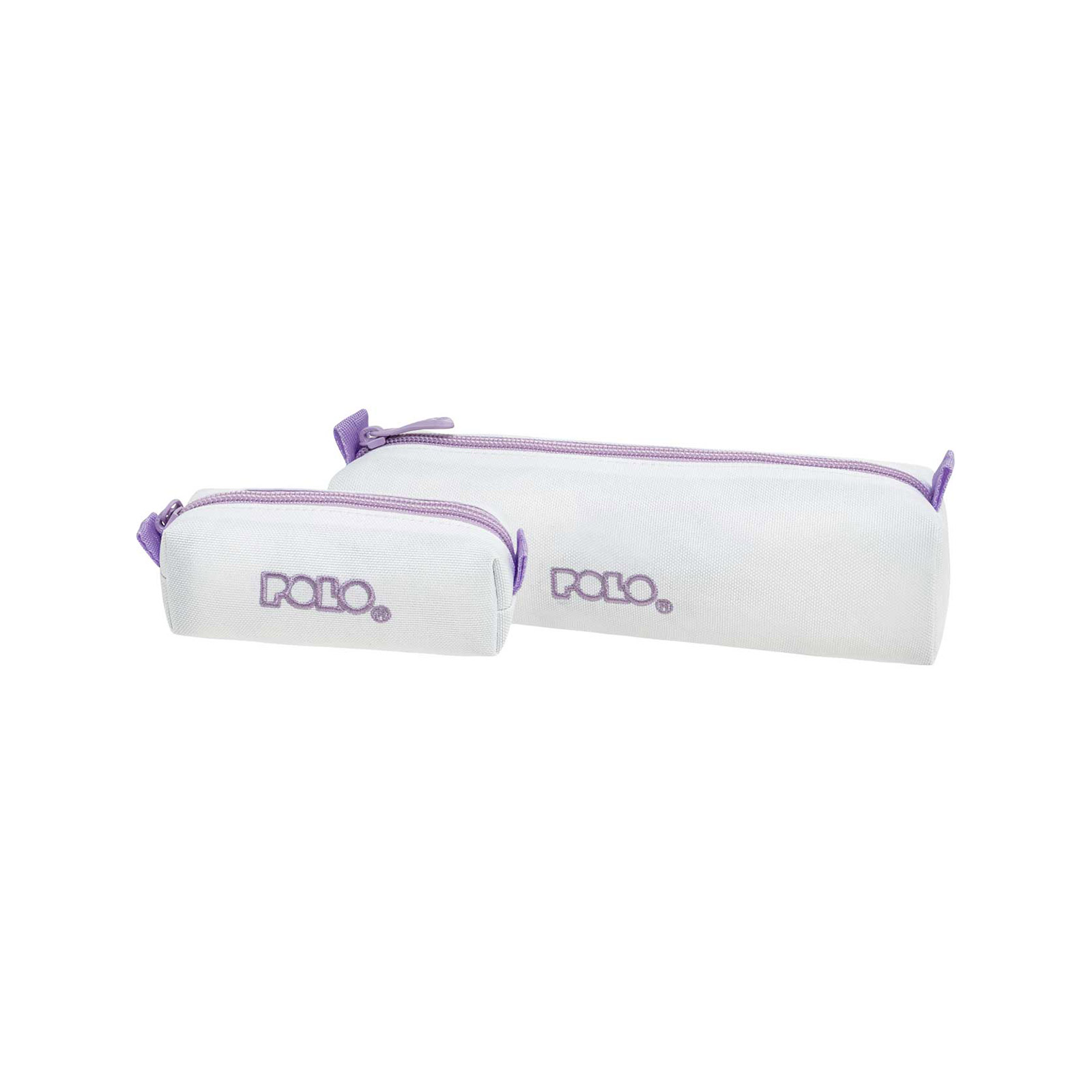 Polo κασετίνα με φερμουάρ & πορτοφολάκι λευκή εικόνα 1