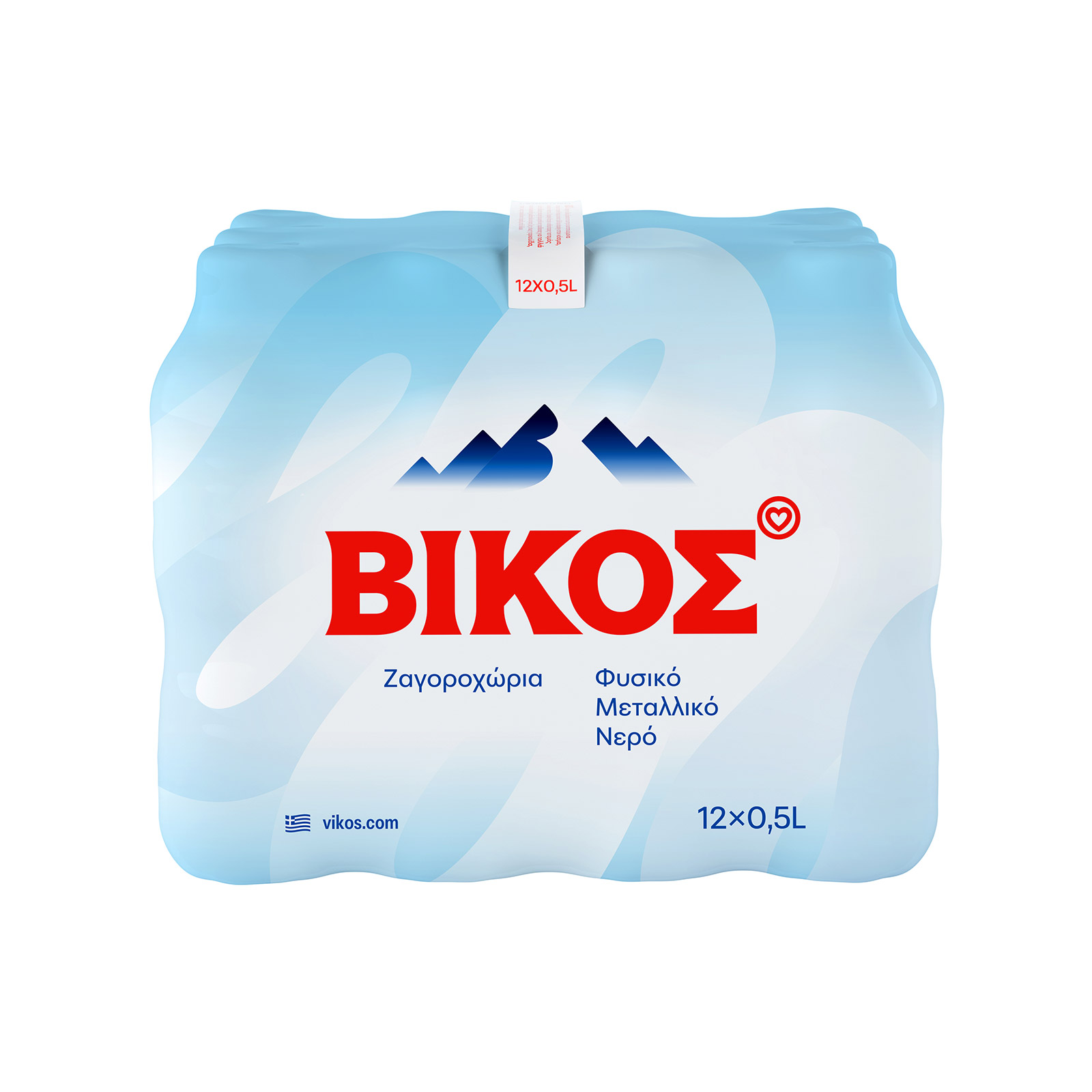 Βίκος Ζαγοροχώρια φυσικό μεταλλικό νερό 12x500ml εικόνα 1