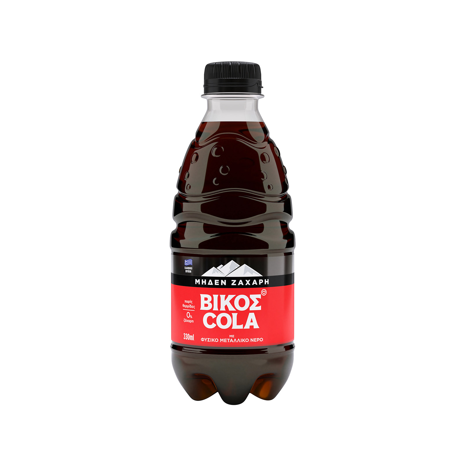Βίκος Cola zero αναψυκτικό 330ml εικόνα 1